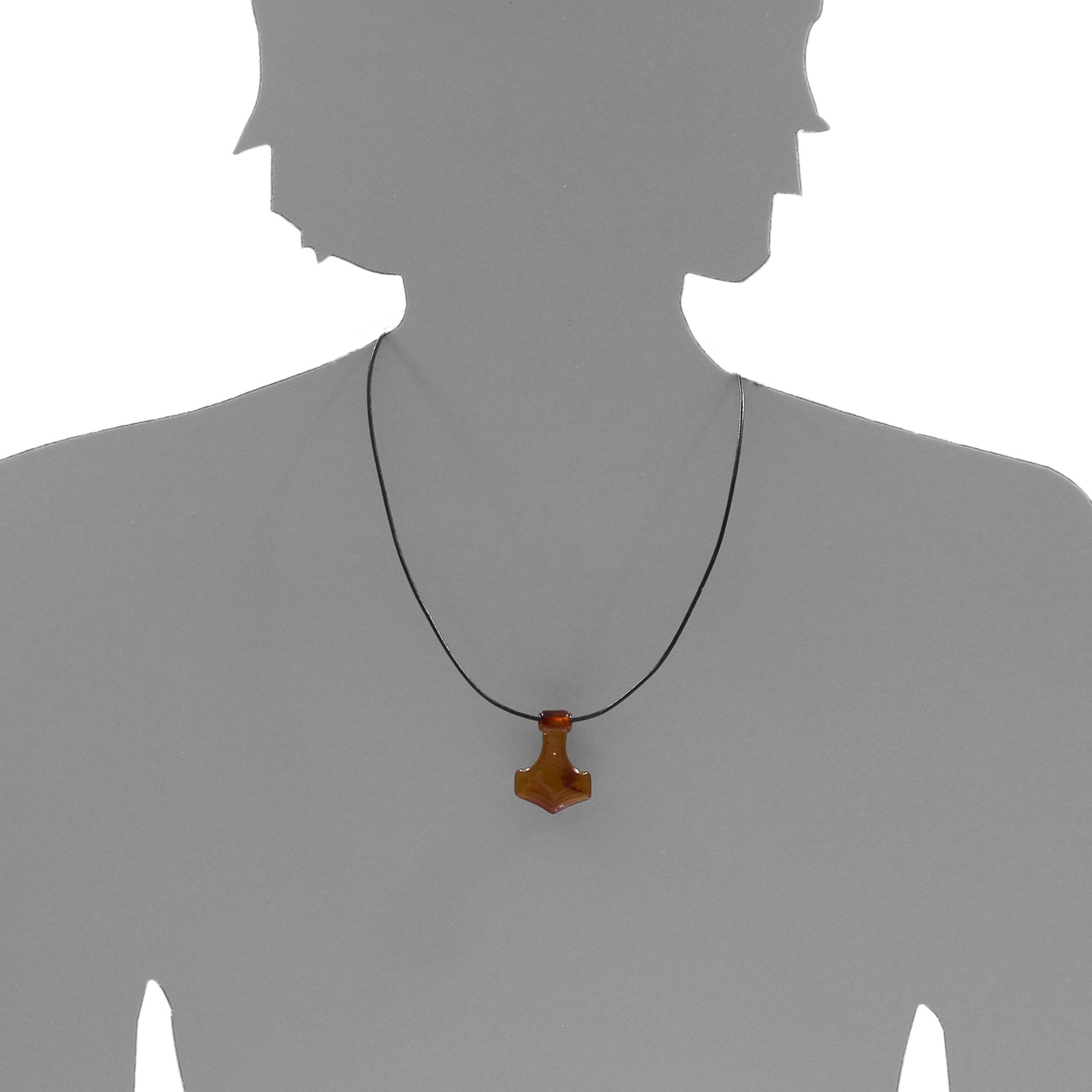 OSTSEE-SCHMUCK Kettenanhänger »- Thorhammer - Bernstein -,«
