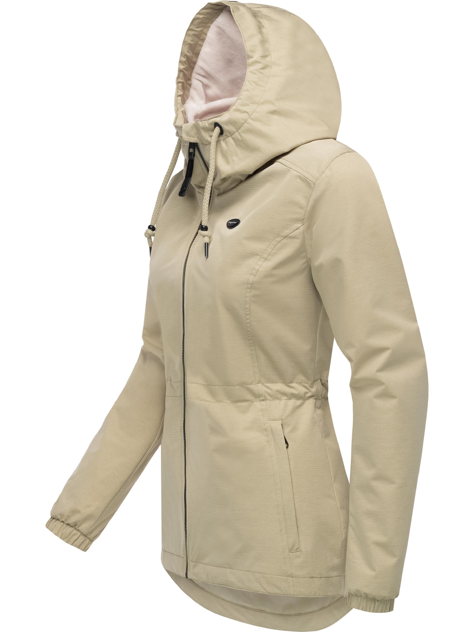 Ragwear Outdoorjacke »Übergangsjacke Dankka Tech« mit Kapuze Stylische Damen Übergangsjacke aus wasserdichtem Material
