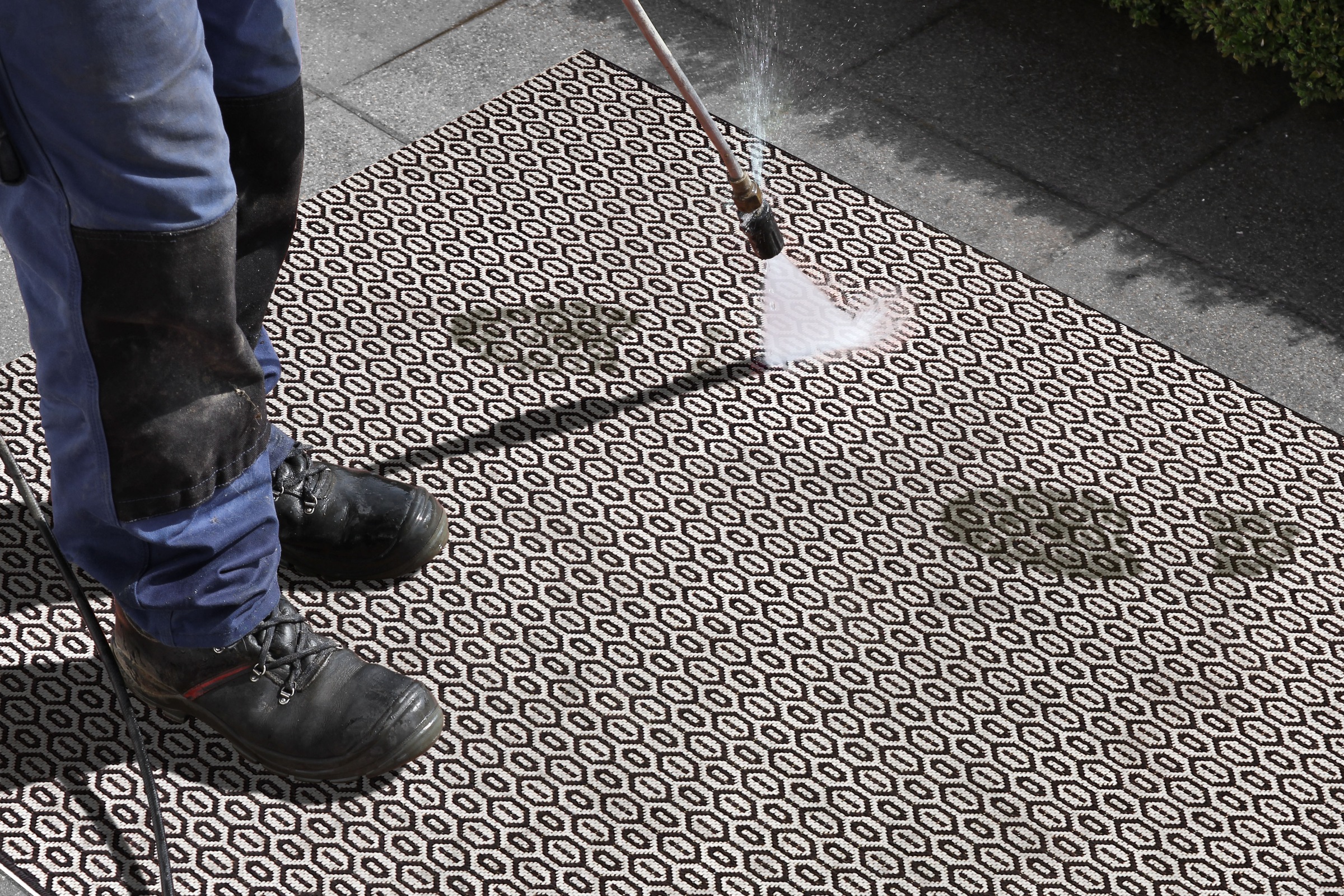 NORTHRUGS Teppich »Coin«, rechteckig, 8 mm Höhe, In-& Outdoor, Wetterfest, Balkon, Sisal-Optik, Wohnzimmer, Läufer