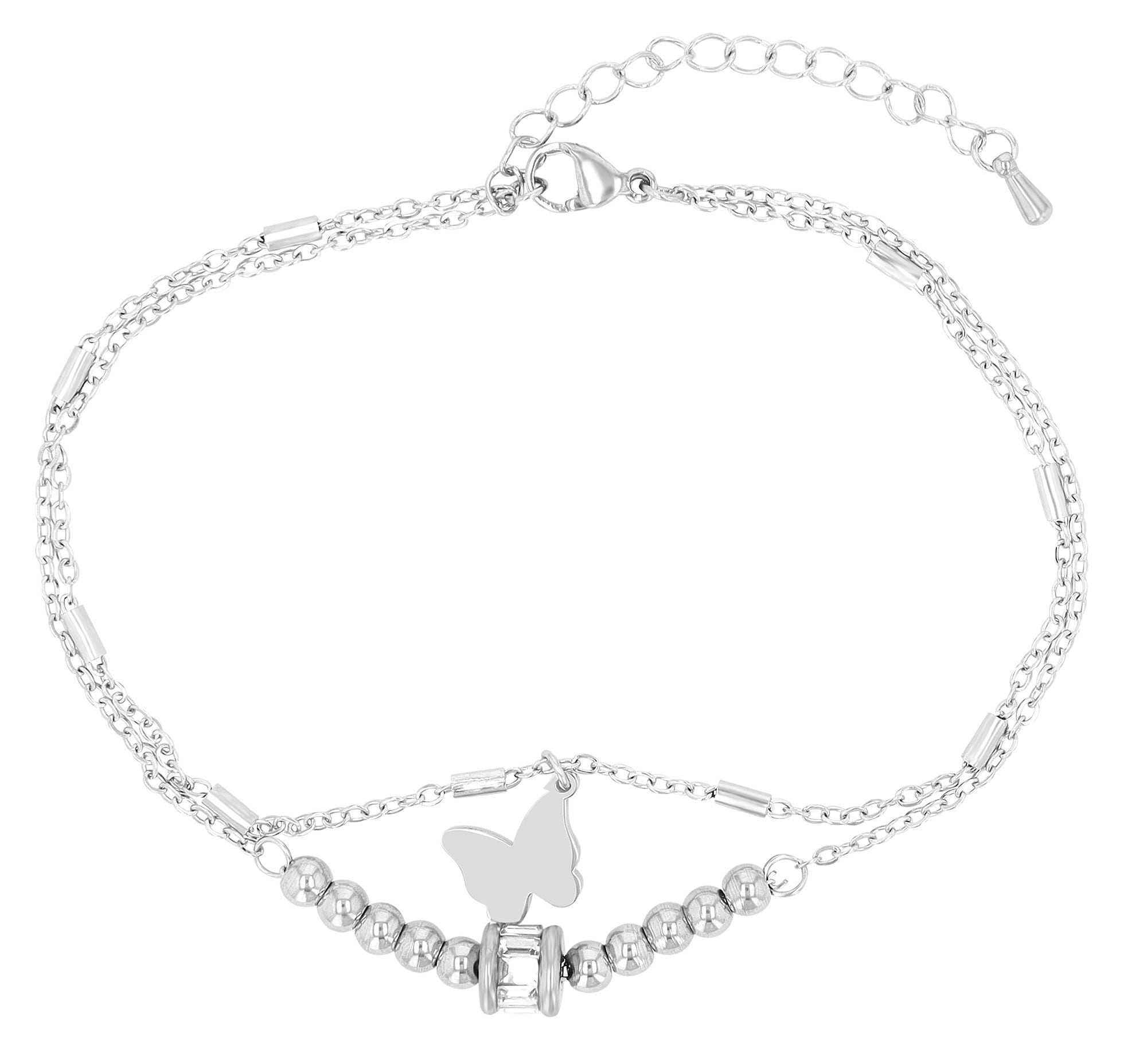 Adelia´s Kettenanhänger »Damen Anhänger ¿ Herzanhänger aus Edelstahl mit Perlmutt«