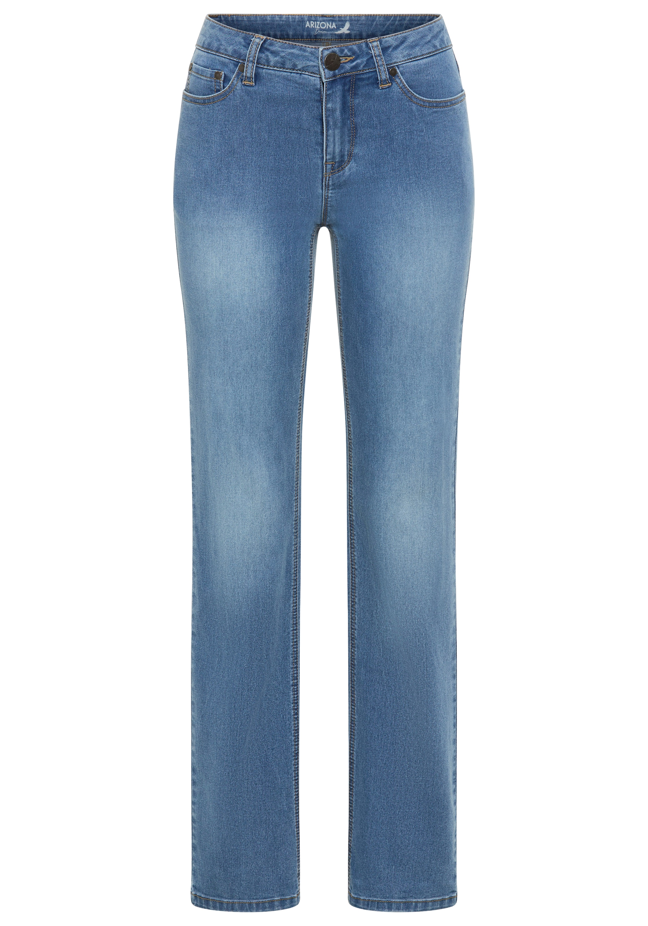 Arizona Gerade Jeans gerade geschnitten, normale Passform, hohe Leibhöhe