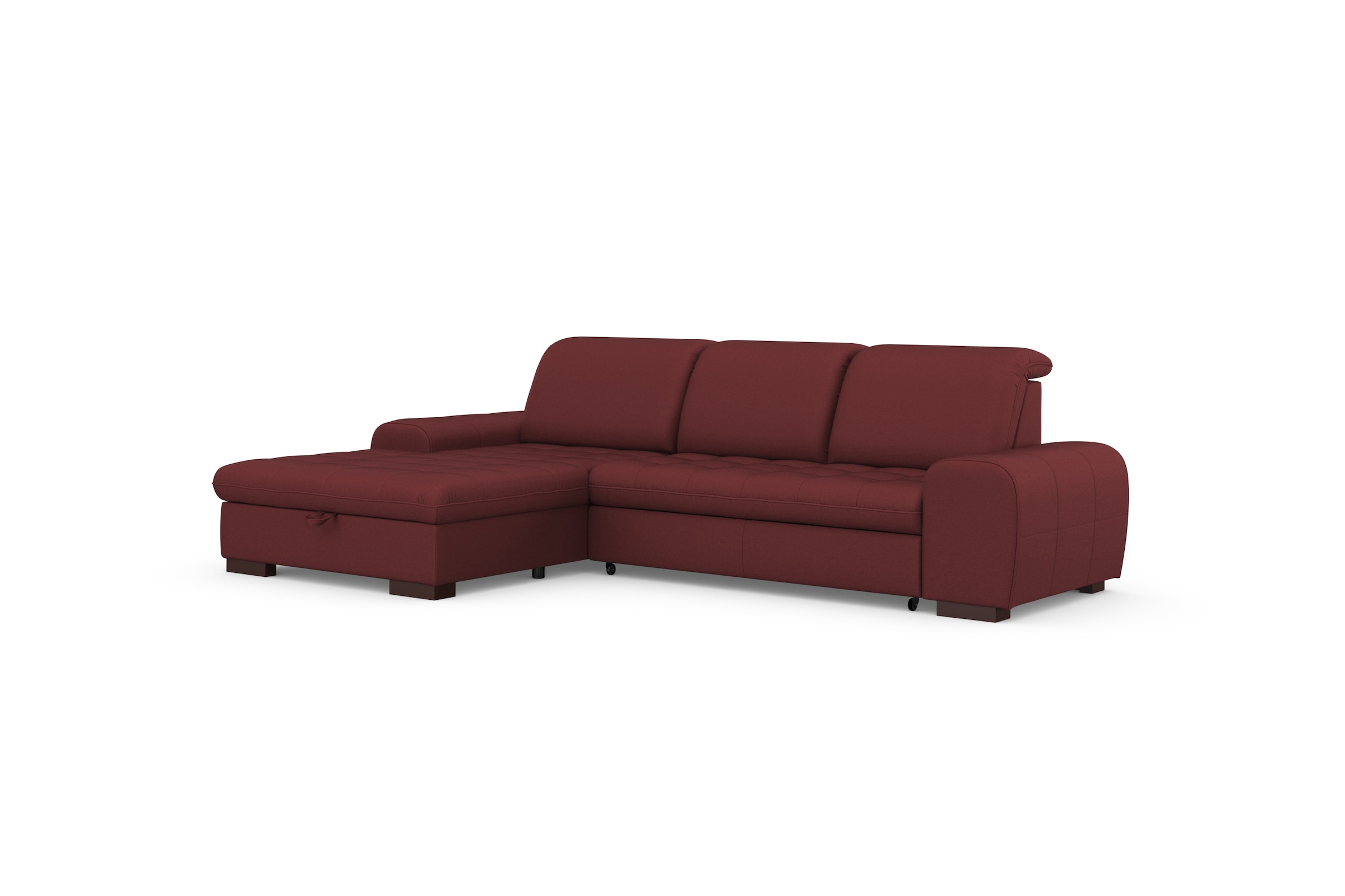 sit&more Ecksofa »Luxor L-Form« wahlweise mit Bettfunktion, Bettkasten und Kopfteilverstellung