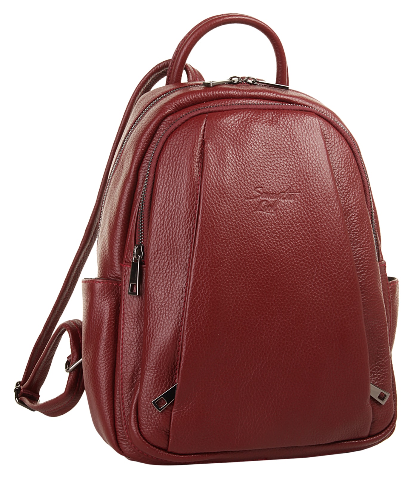 Samantha Look Cityrucksack, echt Leder, Made in Italy