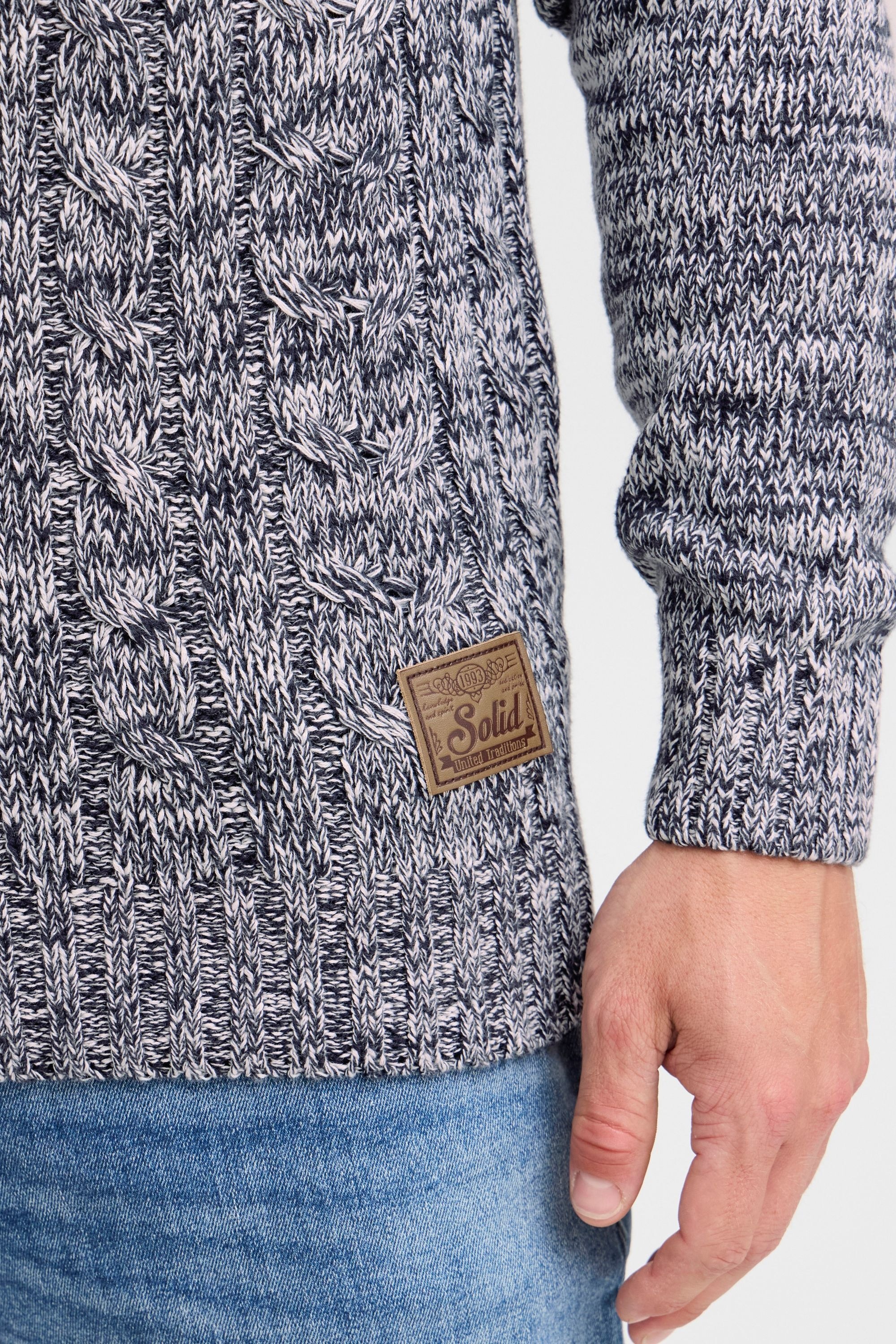 !Solid Strickfleece-Pullover »Strickpullover SDPhilemon«
