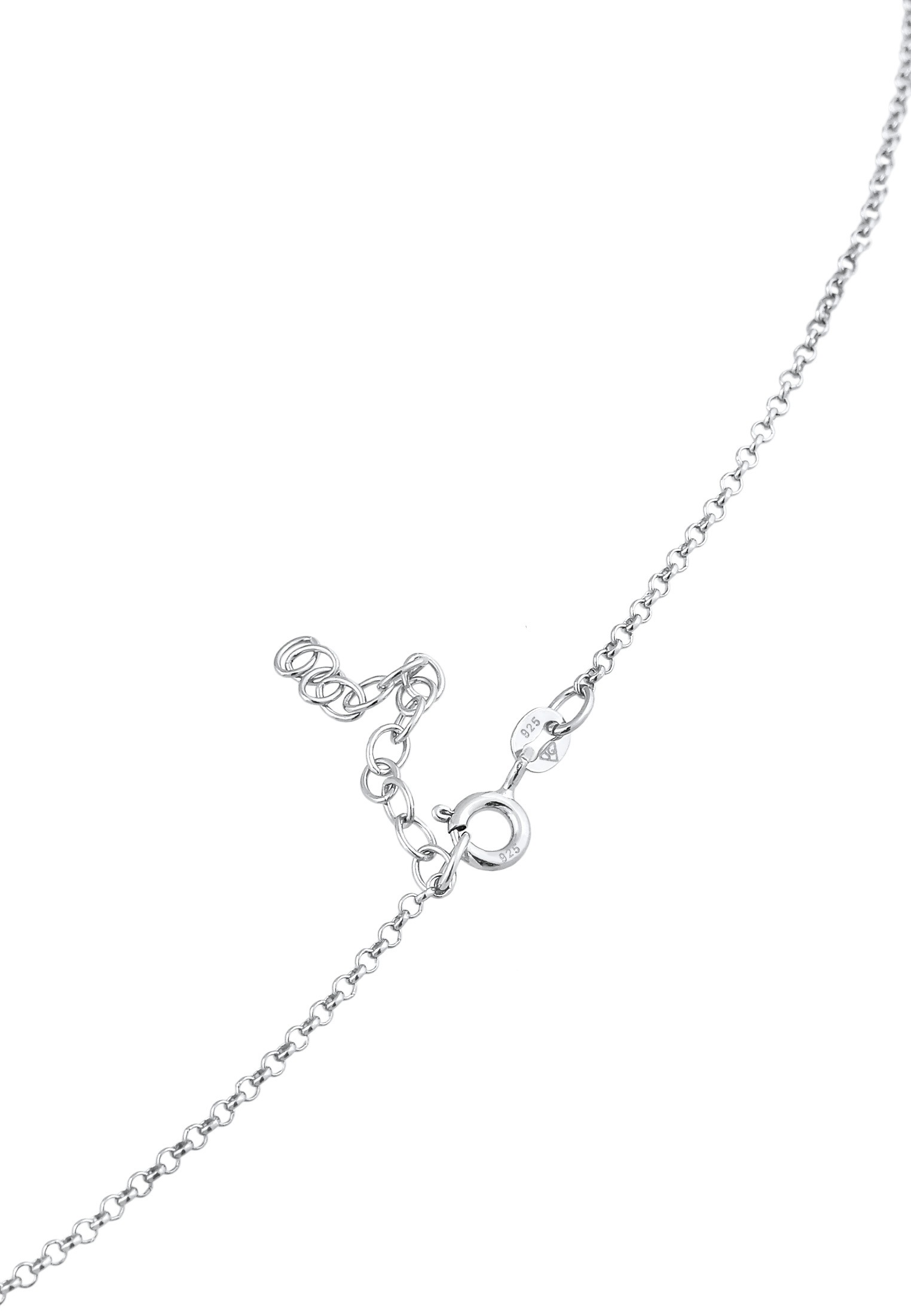 Elli Choker »Halskette Choker Solitär Zirkonia Funkeln 925 Silber«