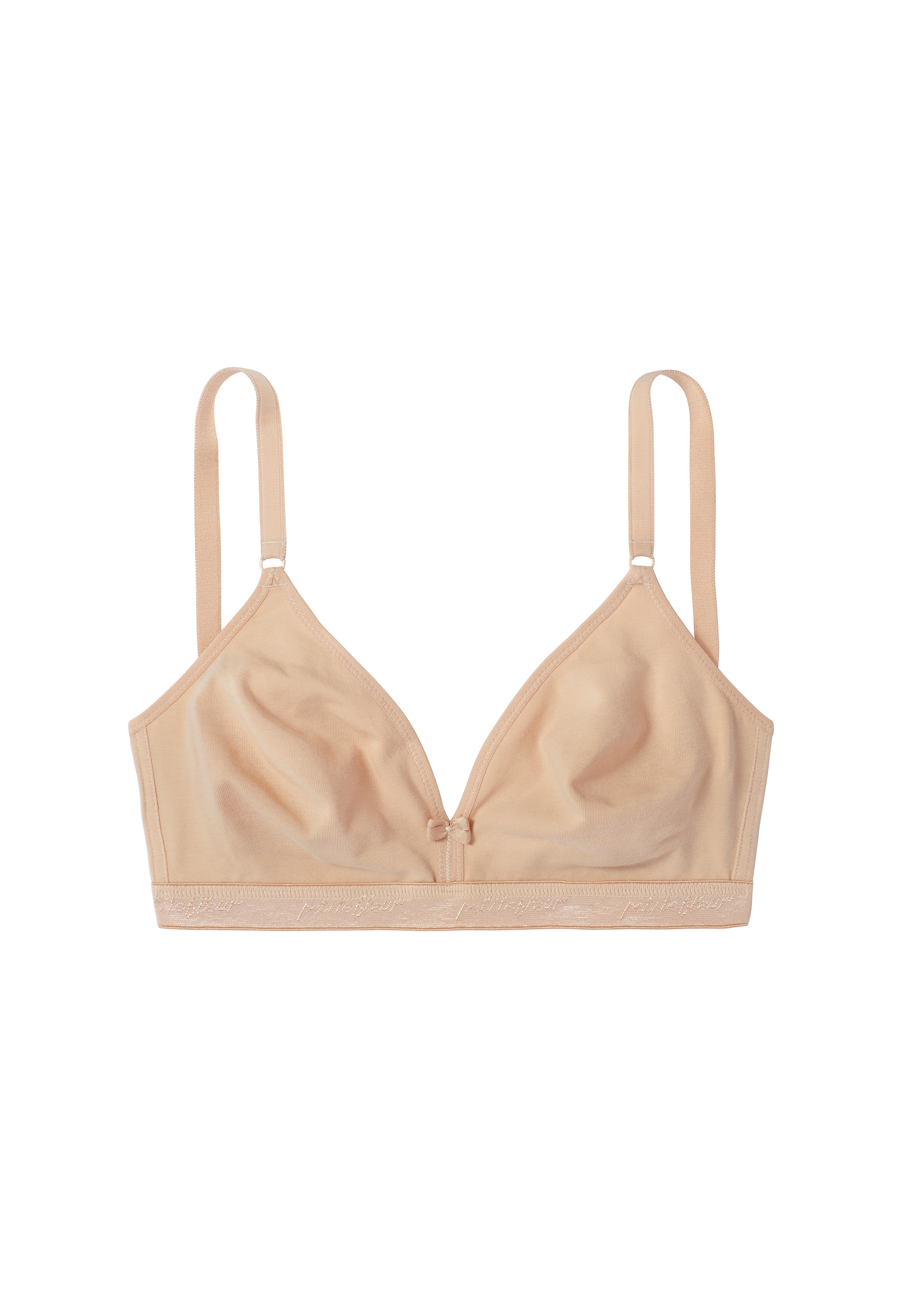 petite fleur Bralette-BH, ohne Bügel im Triangel-Schnitt aus Baumwolle, Basic Dessous