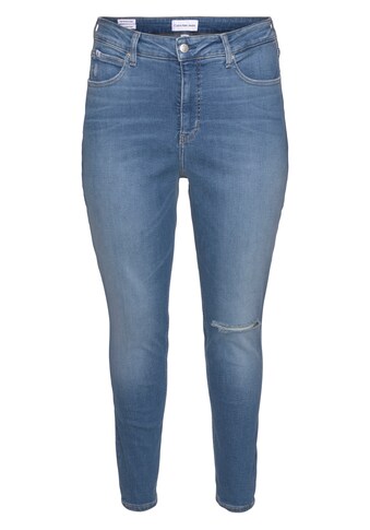 Calvin Klein Jeans Plus Skinny-fit-Jeans »HIGH RISE SKINNY ANKLE PLUS«, mit Calvin... kaufen