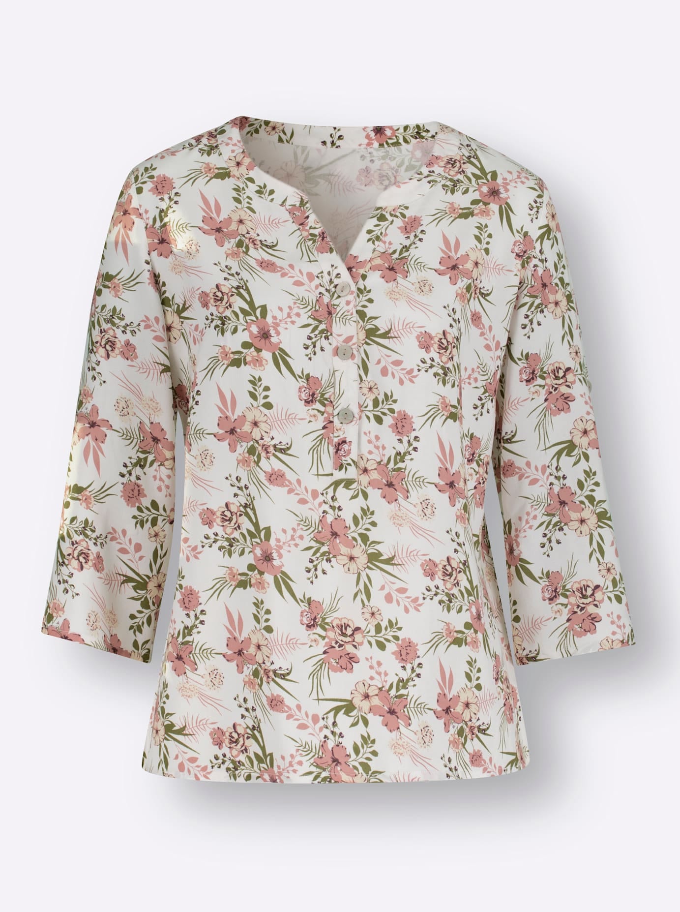 Classic Basics Druckbluse