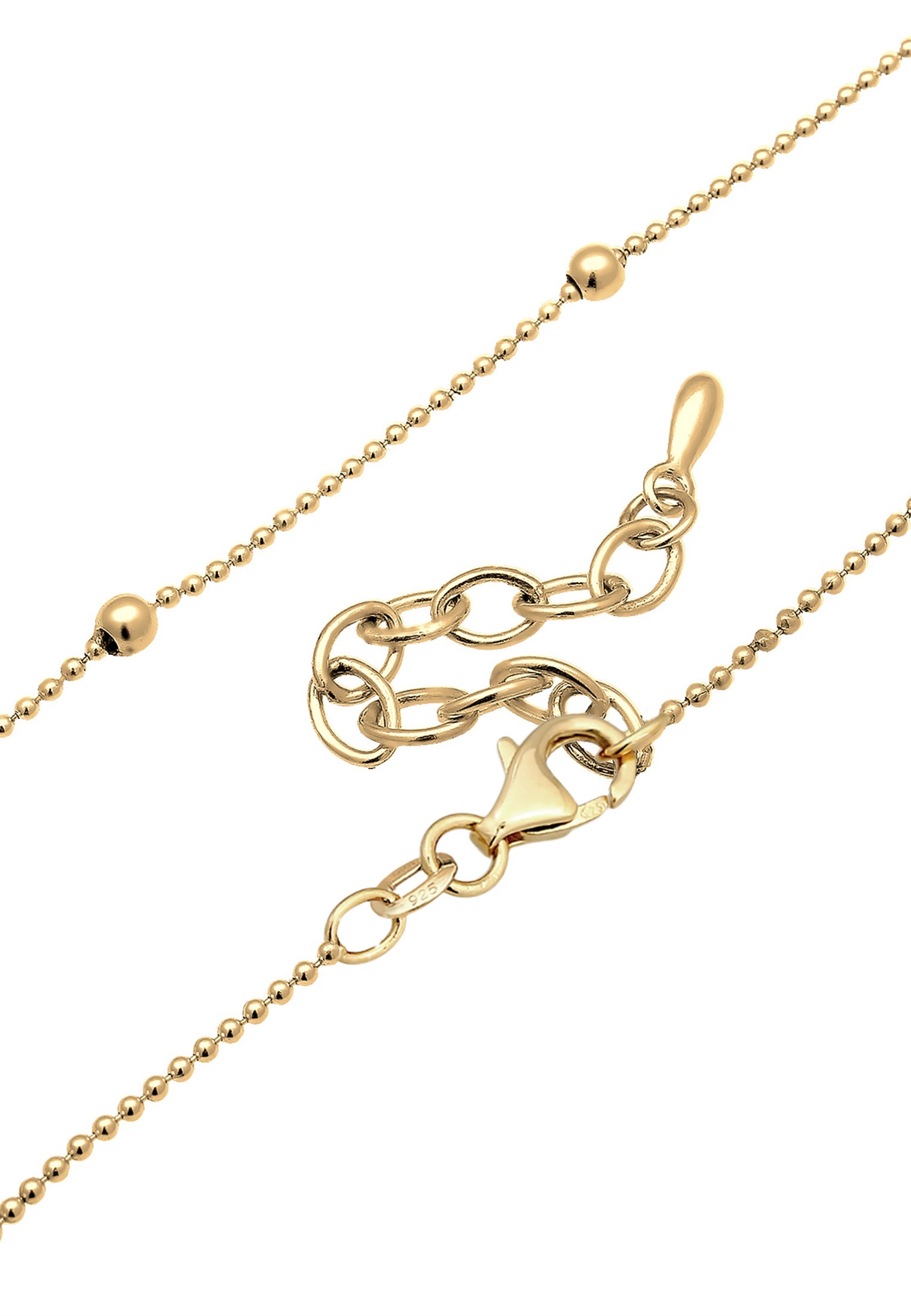 Elli Choker »Halskette Choker Anhänger Halbmond 925 Sterling Silber«