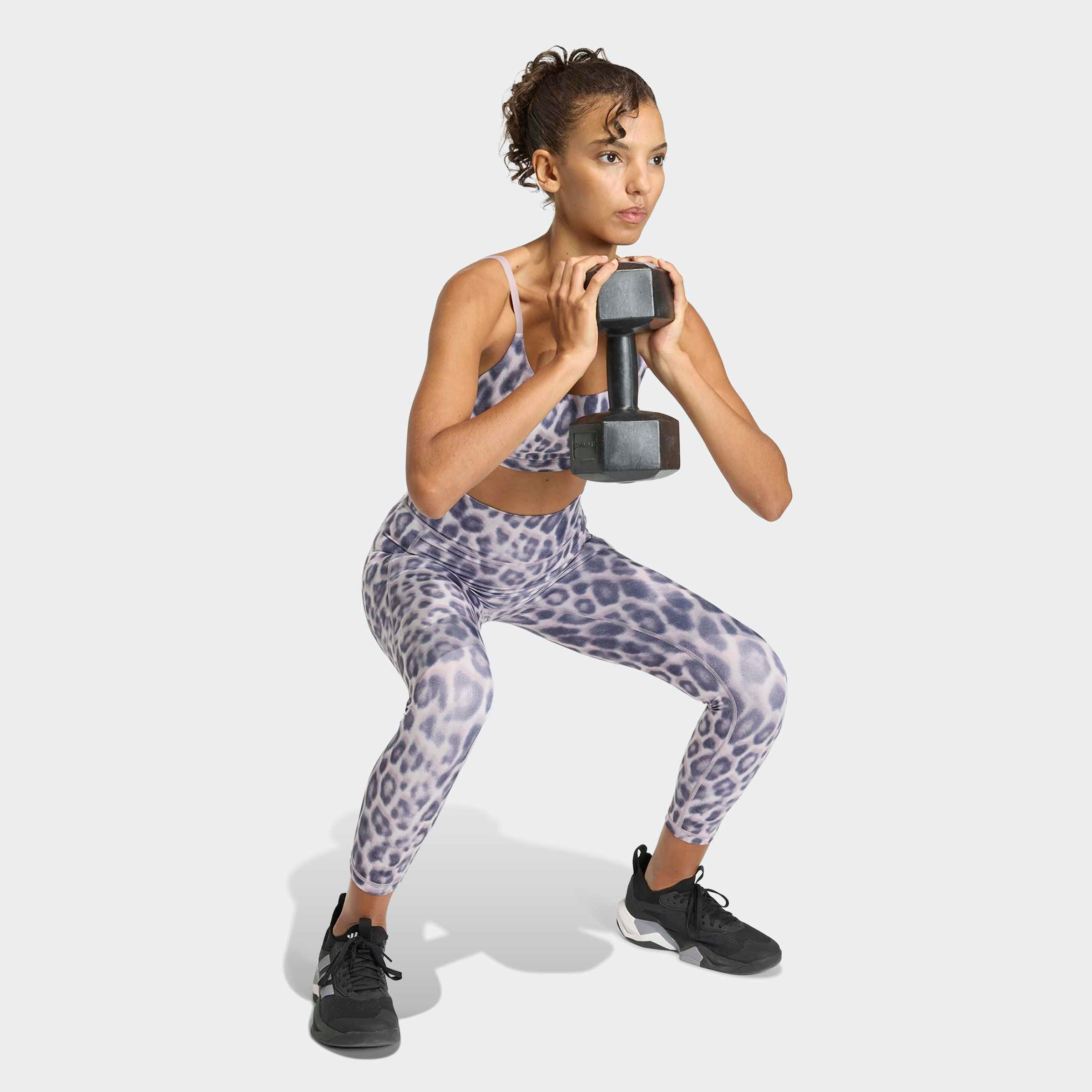 adidas Performance Trainingstights »OPTIME ESSENTIALS WORKOUT LEOPARD 7/8 LEGGINGS«