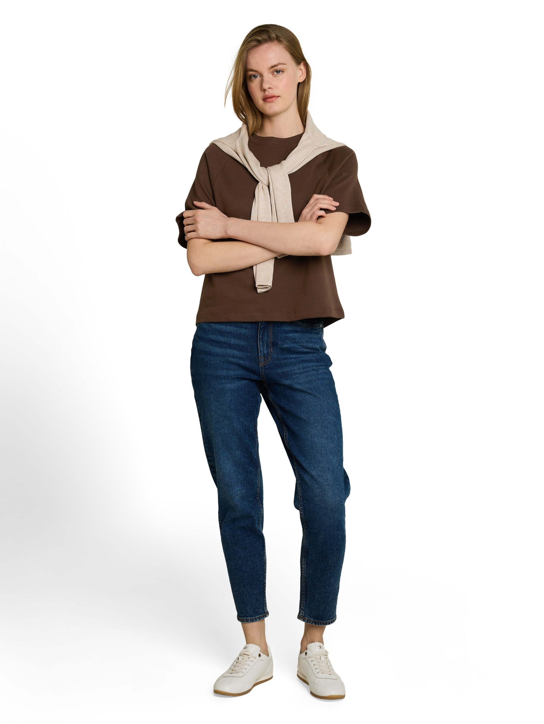 TOM TAILOR Denim Sweatshirt , mit Raglanärmeln
