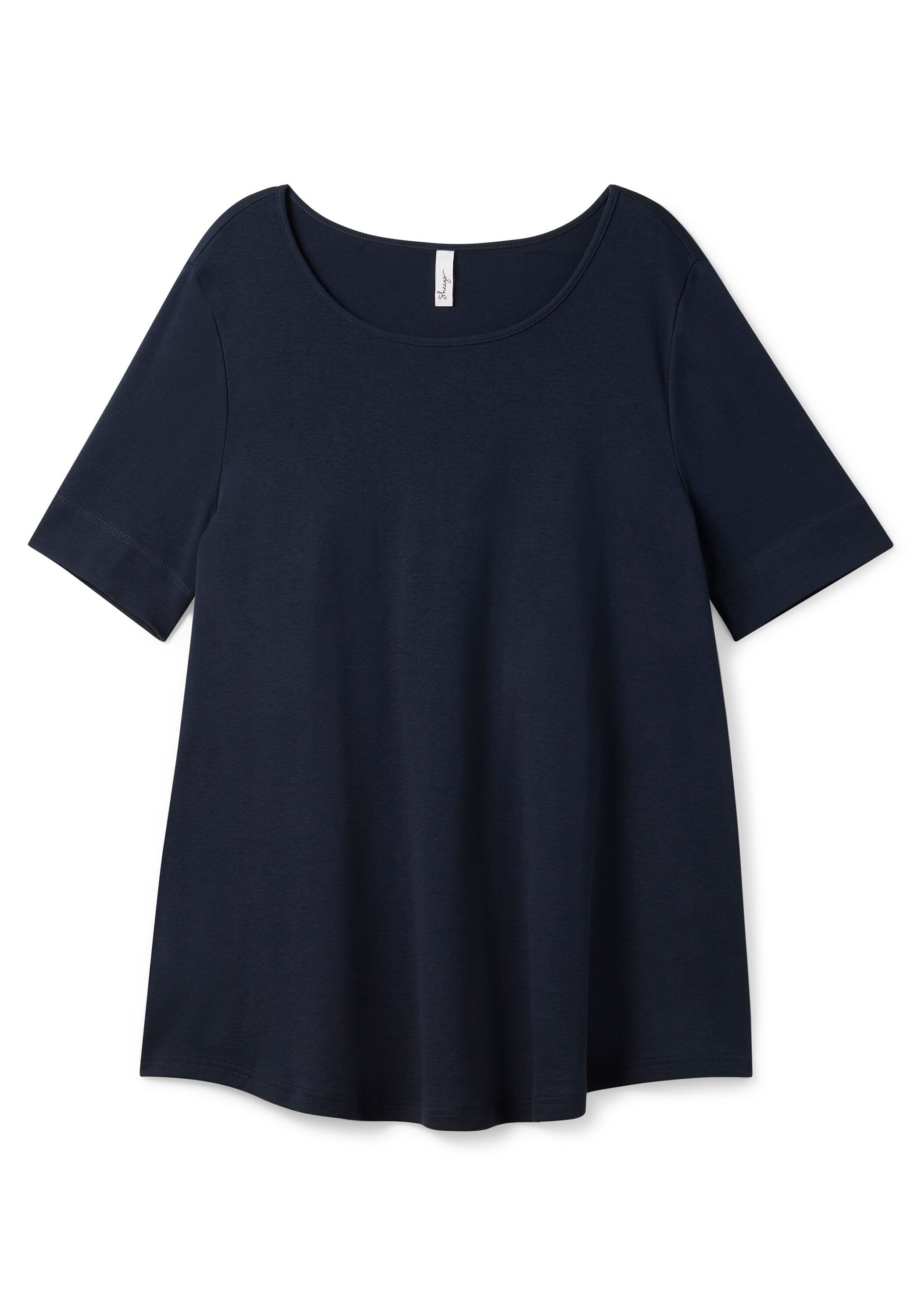 Sheego Longshirt »Longshirt mit abgerundetem Saum«