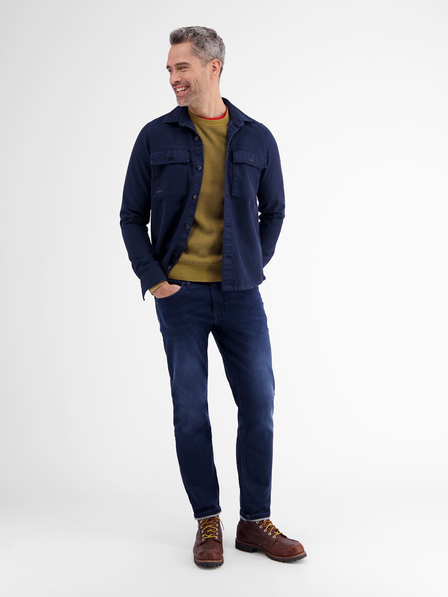 LERROS Strickpullover »LERROS Strickpullover, O-Neck«