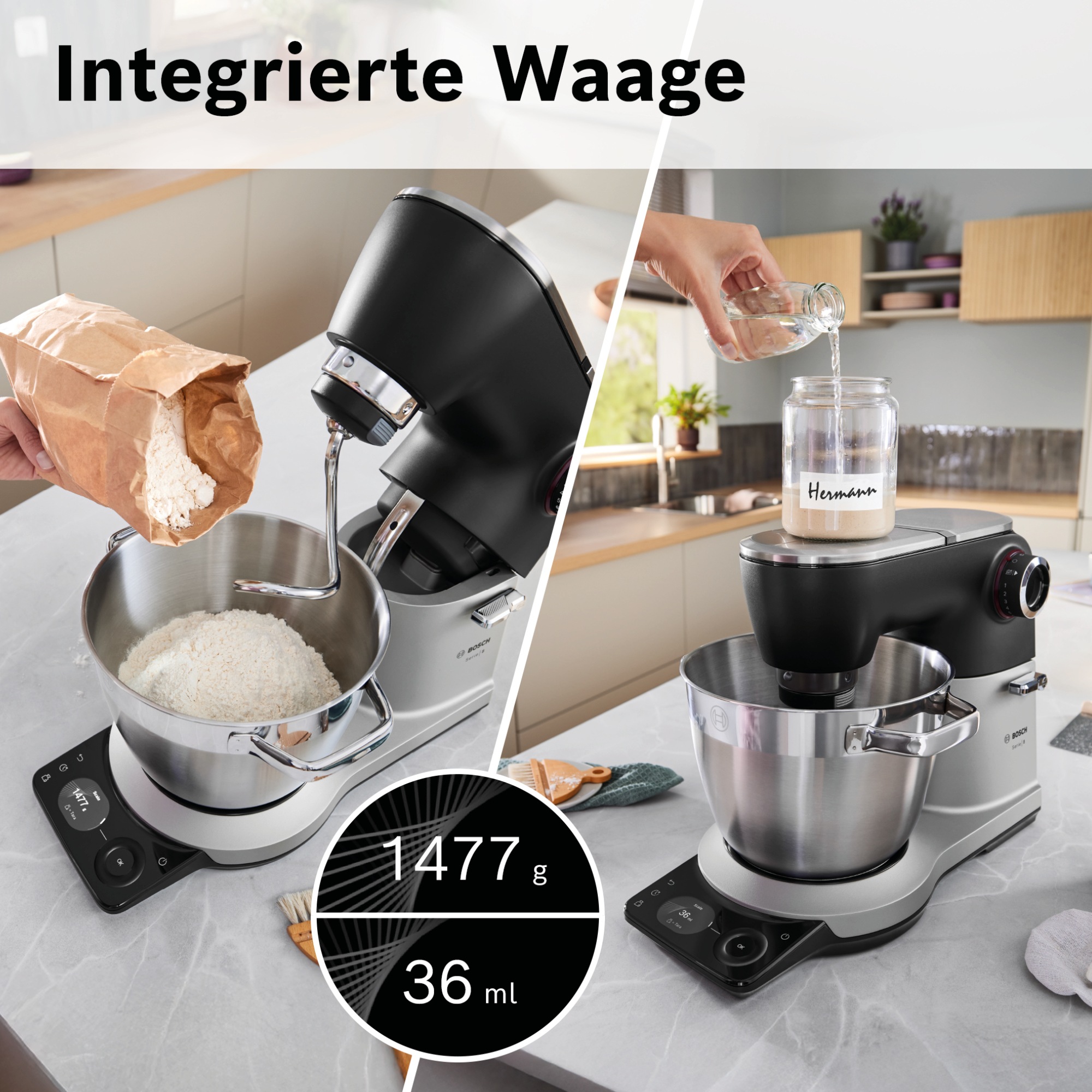 BOSCH Küchenmaschine »MUMS8ZS18« 7 Automatikprogramme, Timer, Vollmetallgehäuse, Edelstahl-Rührer