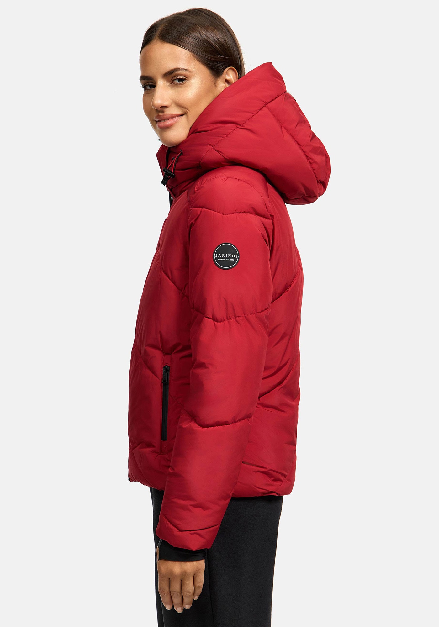 Marikoo Winterjacke »Marikoo Simaraa kurze Damen Winter Steppjacke N007«