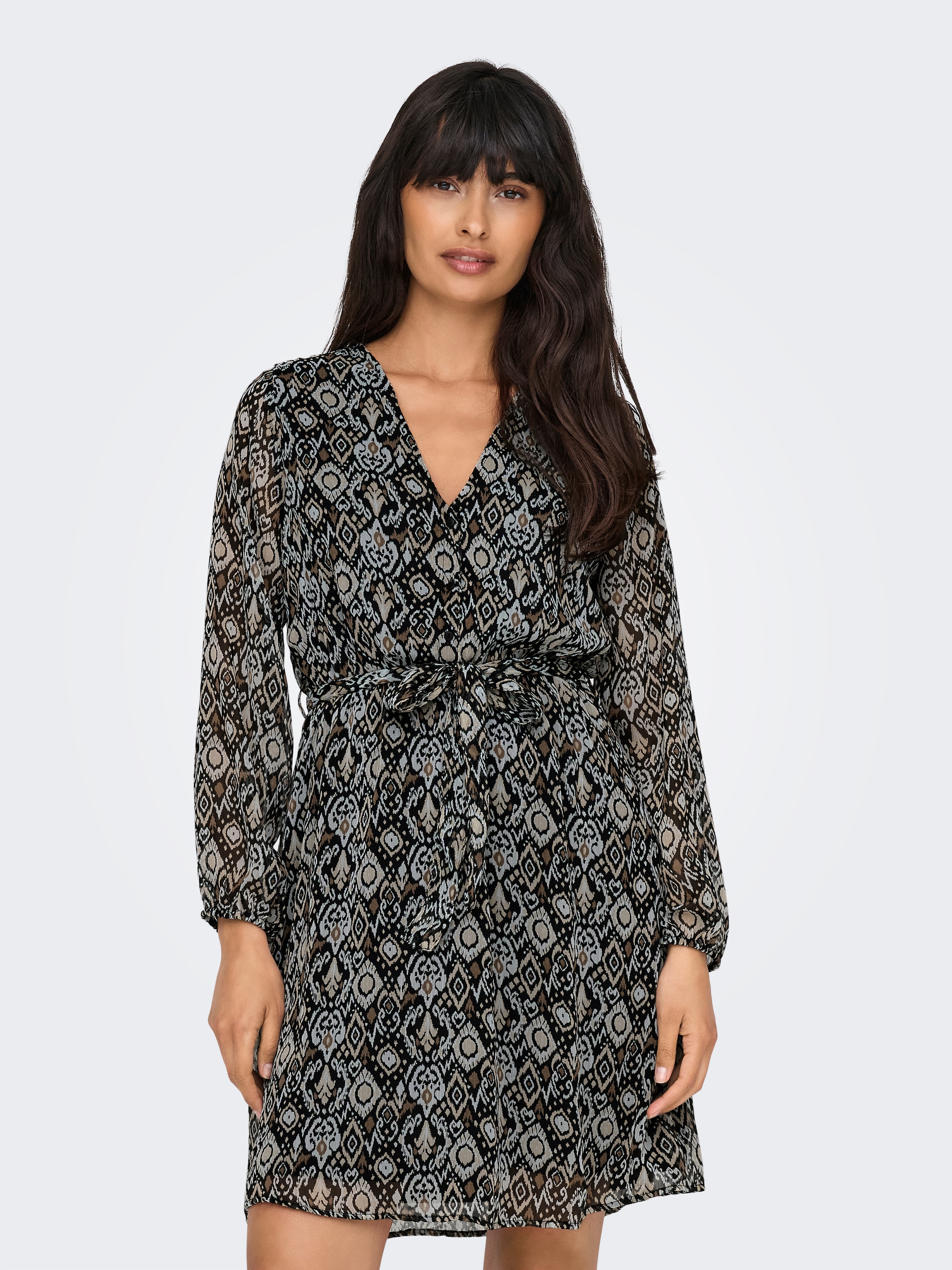 ONLY Druckkleid »ONLCERA 3/4 SHORT DRESS WVN NOOS«