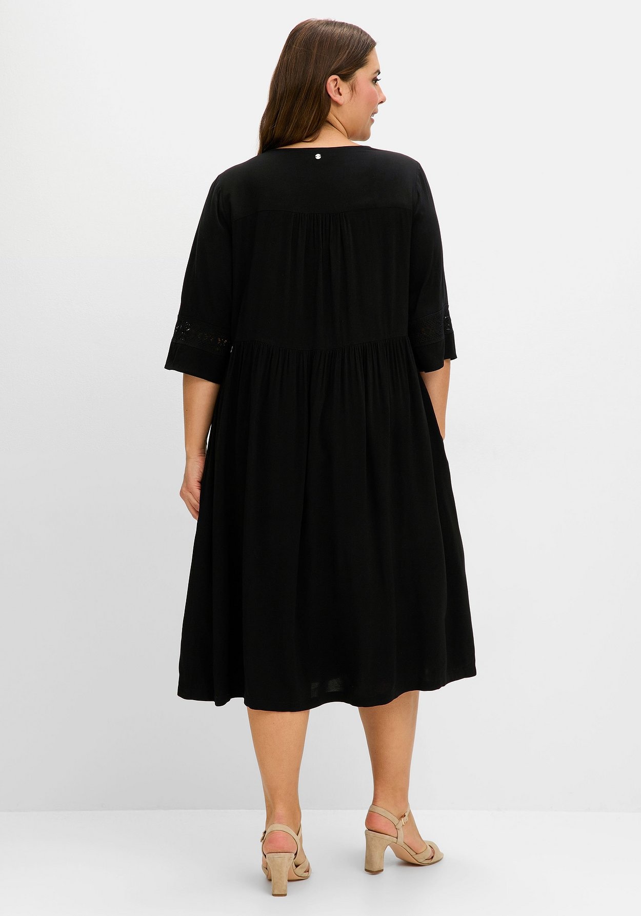 Sheego Sommerkleid »Kleid mit Häkelspitze«