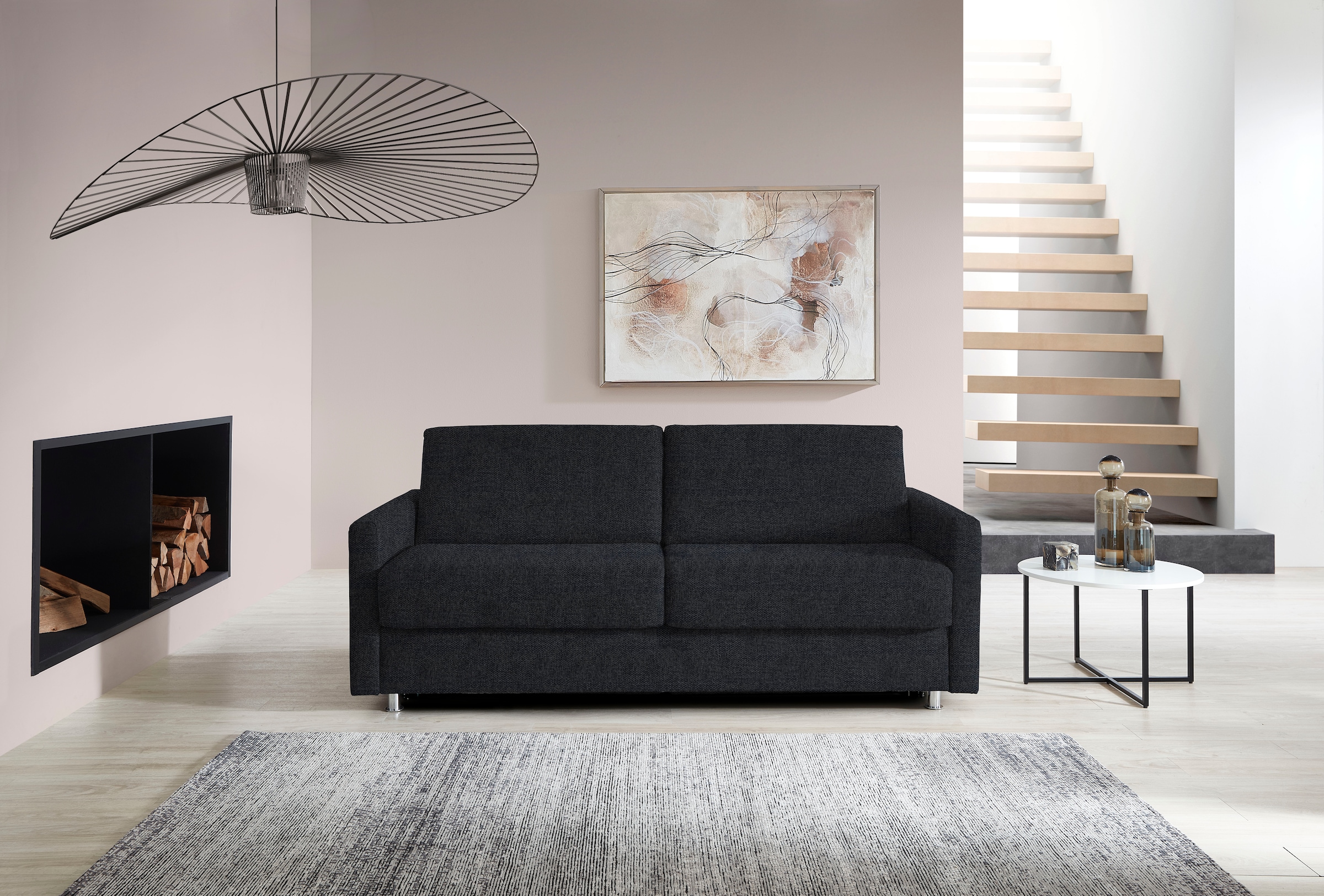 Bali Schlafsofa »JUNARA, Dauerschlaffunkiton, 2 einzelne Matratzen,«, Sensoform- oder Gelformmatratzen und Lattenrost