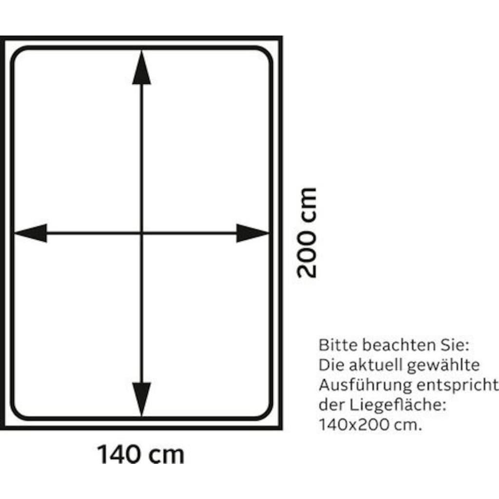 Home affaire Stauraumbett »"NARA" platzsparend, viel Stauraum,«