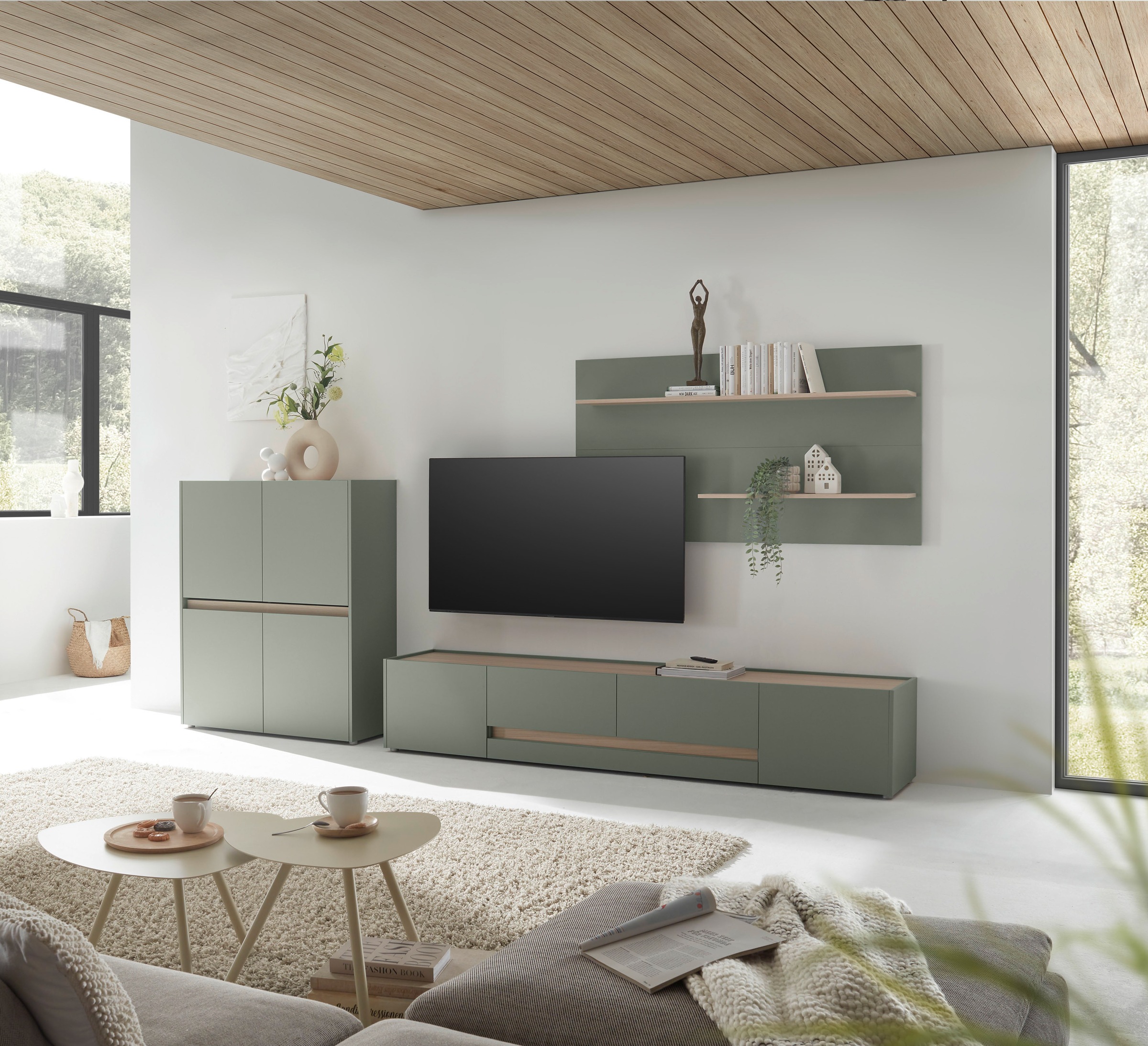 INOSIGN Wohnwand »City/Giron, moderne Anbauwand, Komplettset in vielen Farben verfügbar« Set, 3 Stk. tlg.