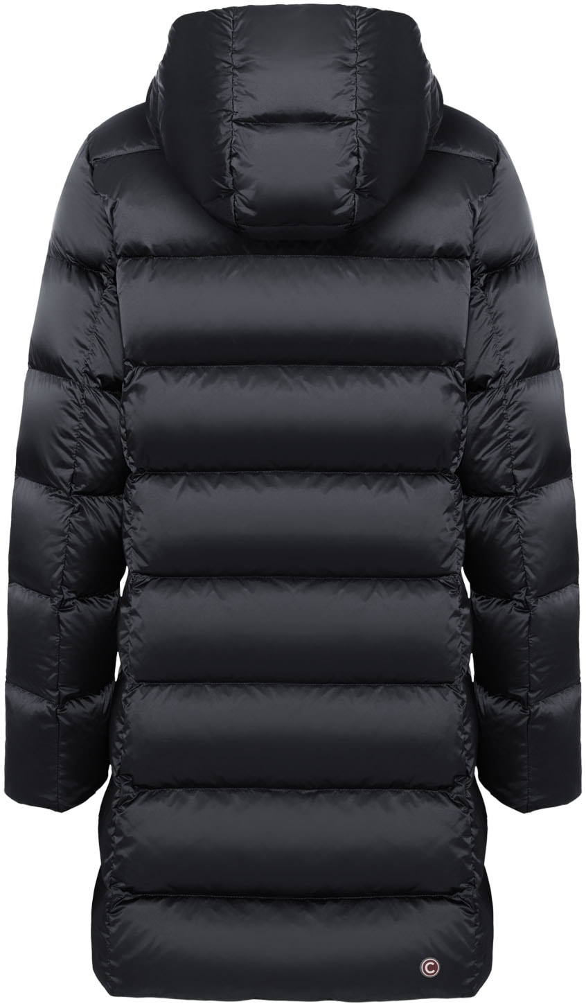 Colmar Daunenjacke mit Kapuze mit glänzendem Finish, normale Passform, 2-Wege-Zipper
