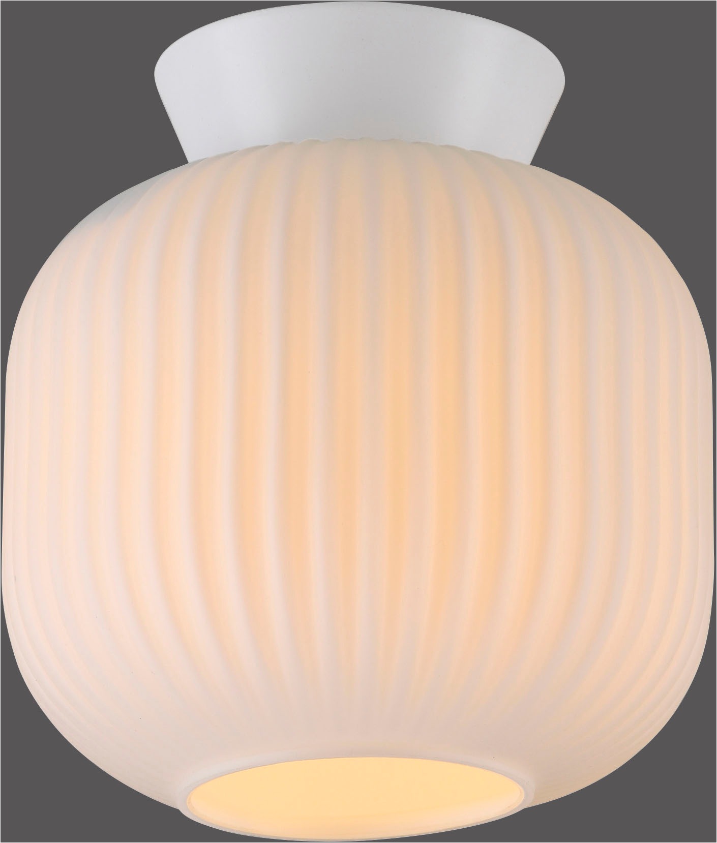 SCHÖNER WOHNEN-Kollektion LED Deckenleuchte »NAMI« E27 1 Stk. SCHÖNER WOHNEN Kollektion, geriffeltes Glas