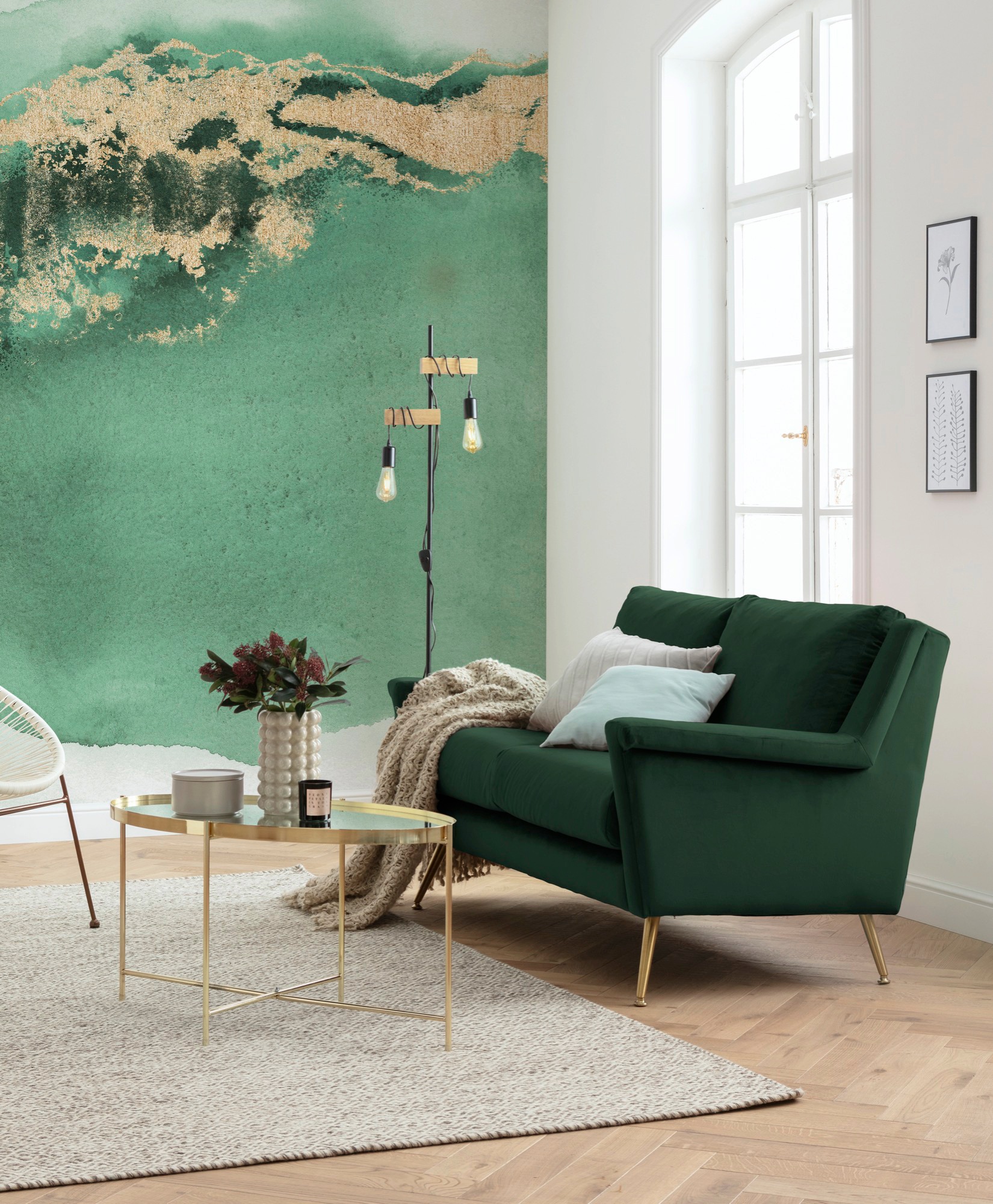 Komar Vliestapete »Digitaldruck Vlies - Posh - Größe 200 x 280 cm«, bedruckt, Wohnzimmer, Schlafzimmer