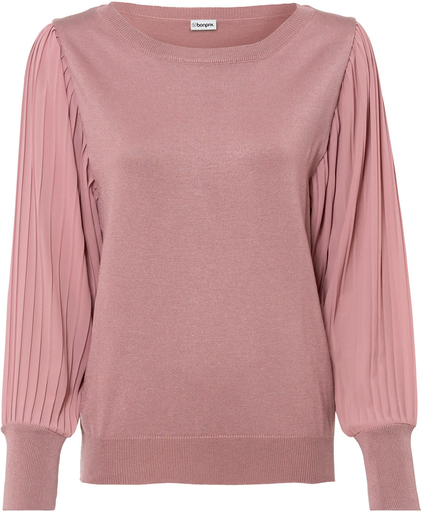 bonprix Strickpullover »Feinstrickpullover aus fließendem Viskose-Mix« aus Viskose-Mix, Loose fit, mit extravaganter Ärmelform