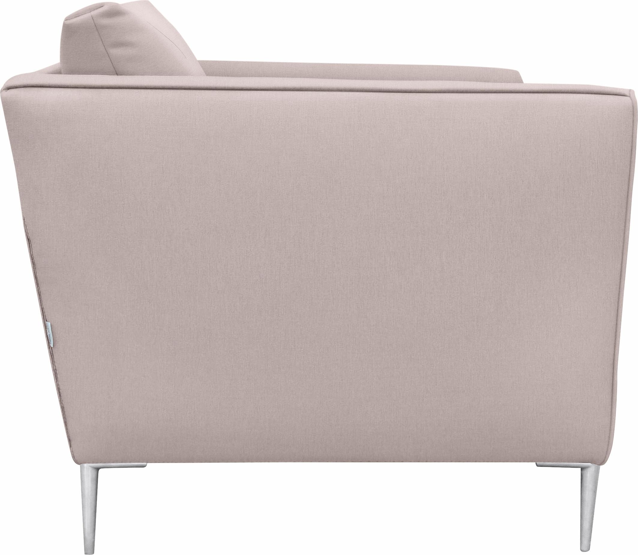 Guido Maria Kretschmer Home&Living Sessel »Lille, Loungesessel, Komfortsitzhöhe 46cm, Breite 85cm, elegant«
