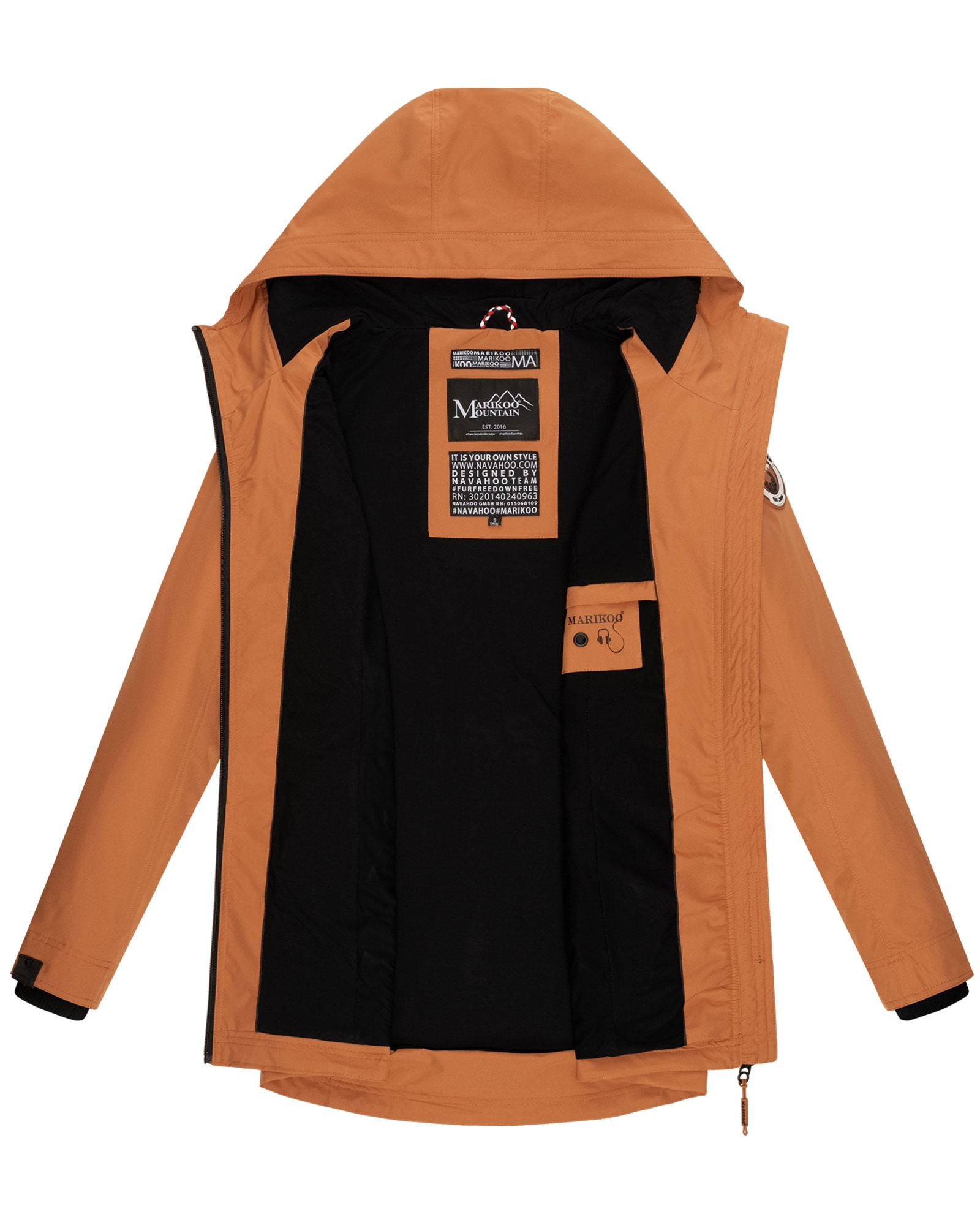 Marikoo Outdoorjacke »Marikoo Honigbeere Damen Übergangsjacke B954«