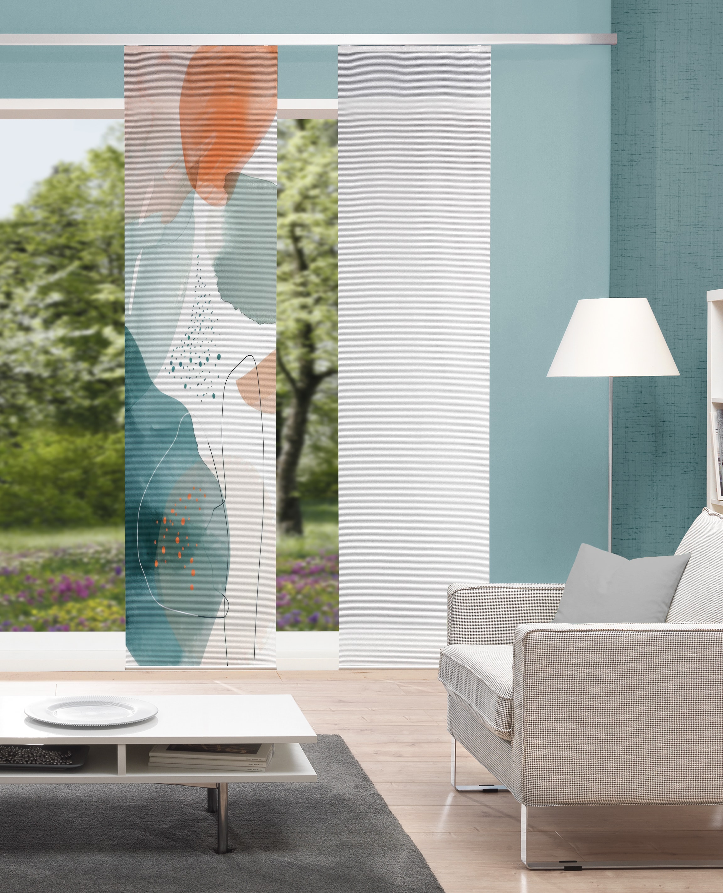 Vision S Schiebegardine »AQUA« Paneelwagen 1 Stk. tlg. digital bedruckt