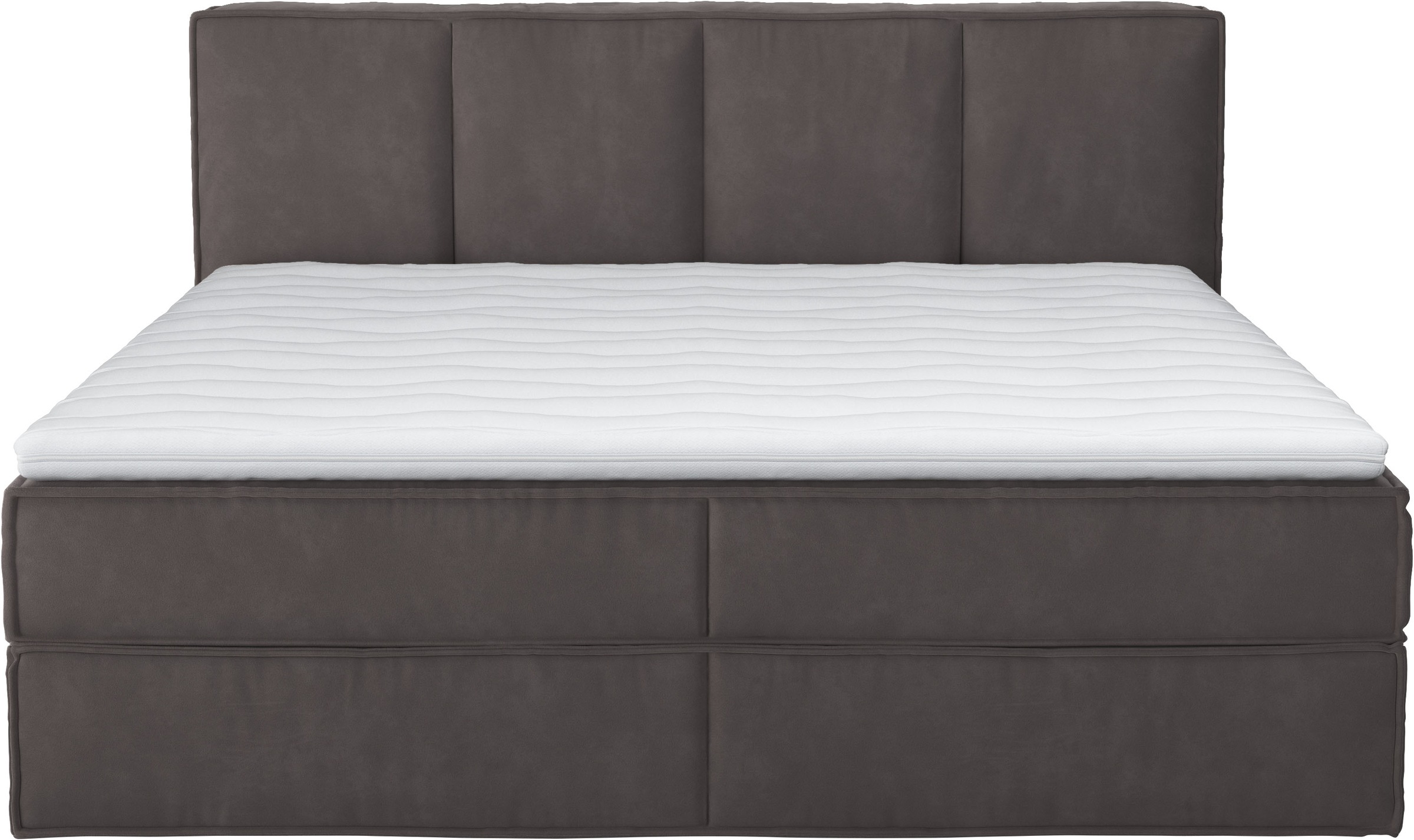 Home affaire Boxspringbett »Sacy«, Boxbett inkl. Topper, 2 Matratzen, Härtegrade H2, H3 und H4 wählbar