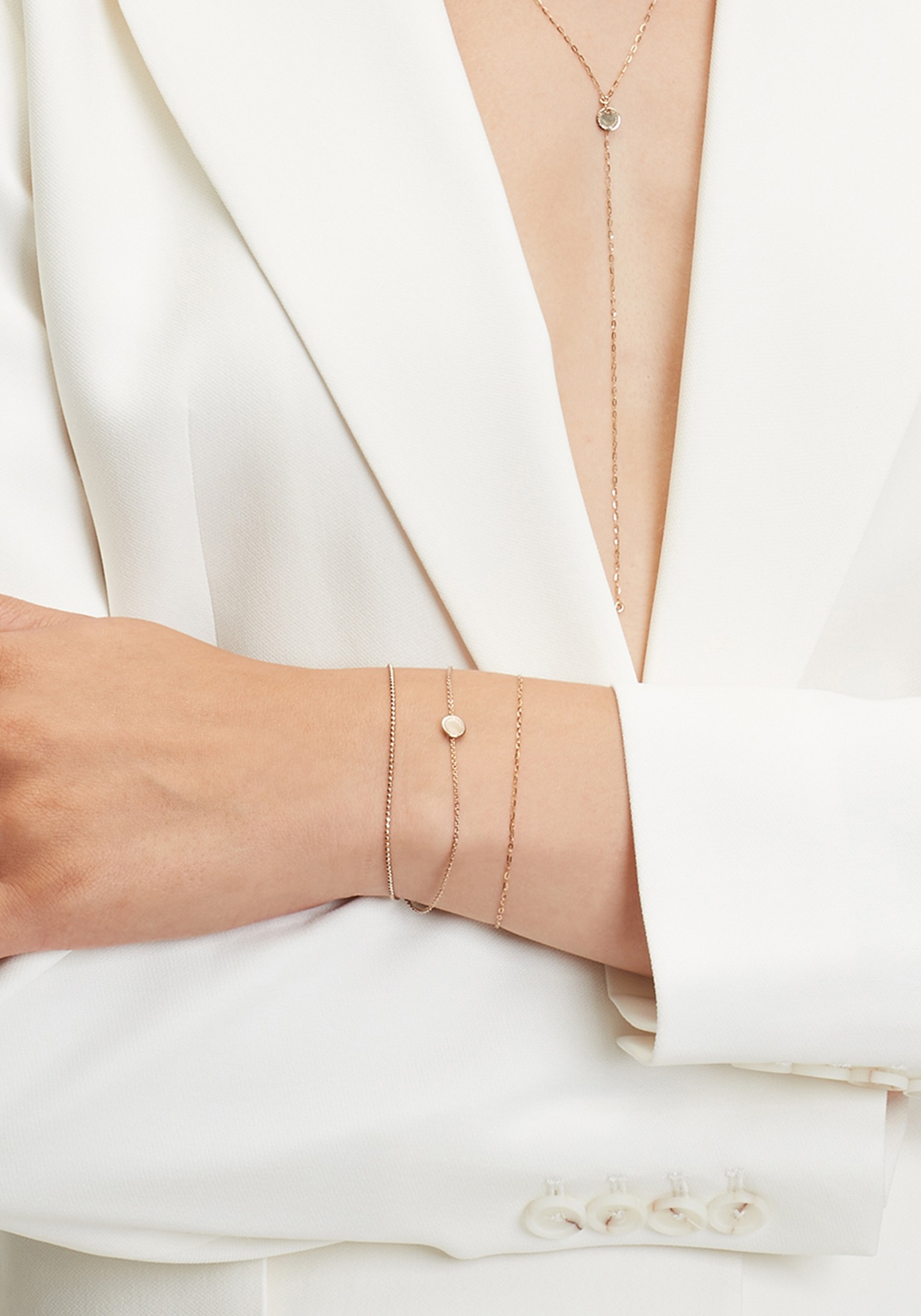 Liebeskind Berlin Armband »Schmuck Geschenk Gold 375 Armkette Gold Collection« mit Zirkonia (synth.)