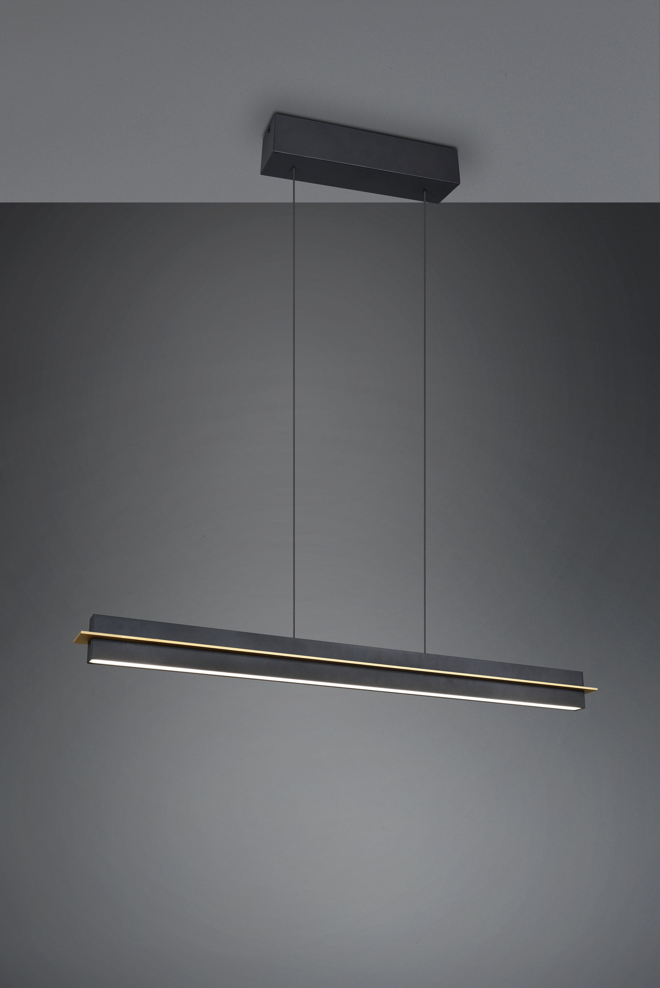 TRIO Leuchten LED Pendelleuchte »EMERSON, LED Hängeleuchte höhenverstellbar, 4-Stufen Touch Dimmer« LED-Board 1 Stk. Farbwechsler | warmweiß - kaltweiß Lichtfarbe einstellbar 2700-5000K warm- bis kaltweiß, Höhe max 150 cm