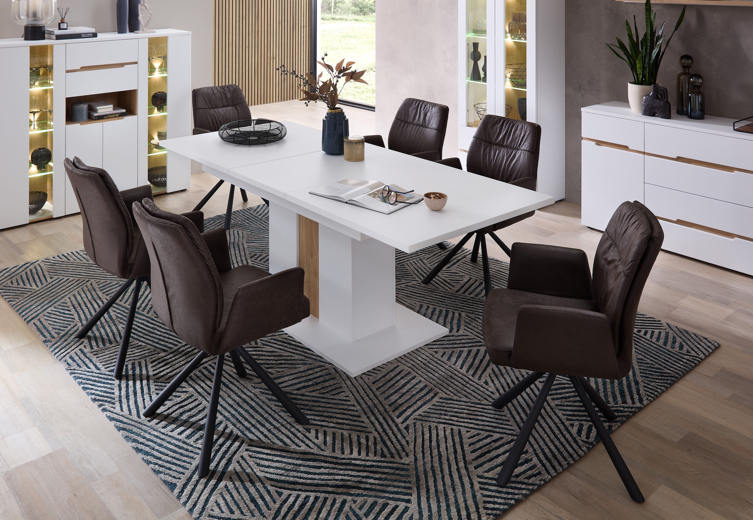 Innostyle Esstisch »Memphis Esstisch,160-210x75x90cm (B/H/T)«, (1 St.), Auszieh-Funktion