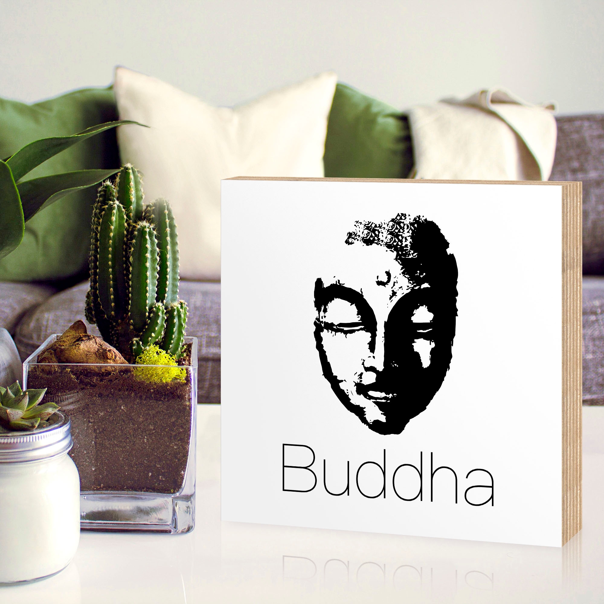 Artland Holzbild »Buddha«, Sprüche & kaufen bei OTTO (1 Texte, St.)