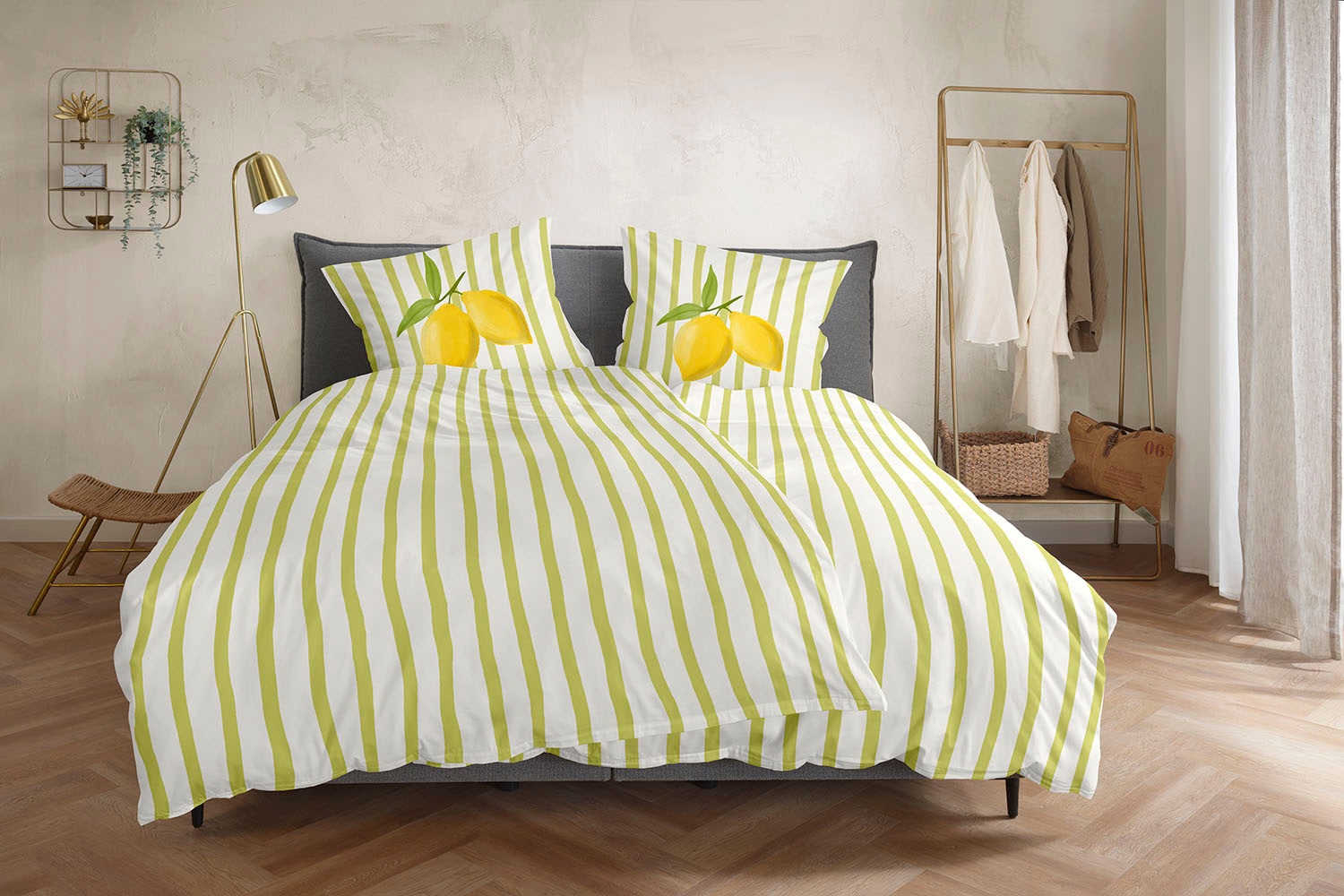 Primera Bettwäsche »Renforce-Bettwäsche Lemon stripes« 2