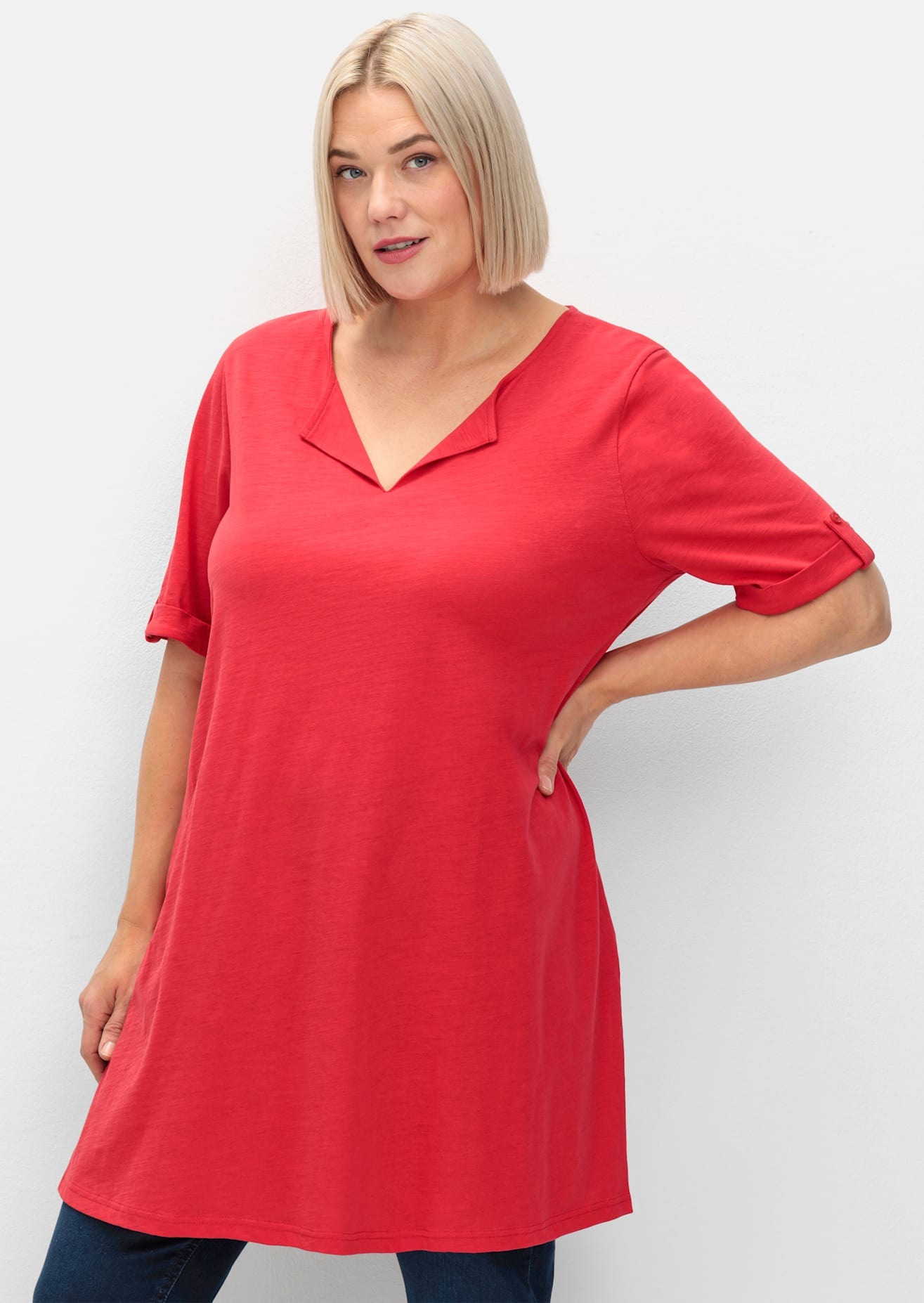 Sheego Longshirt »Longshirt«, (1 tlg.)
