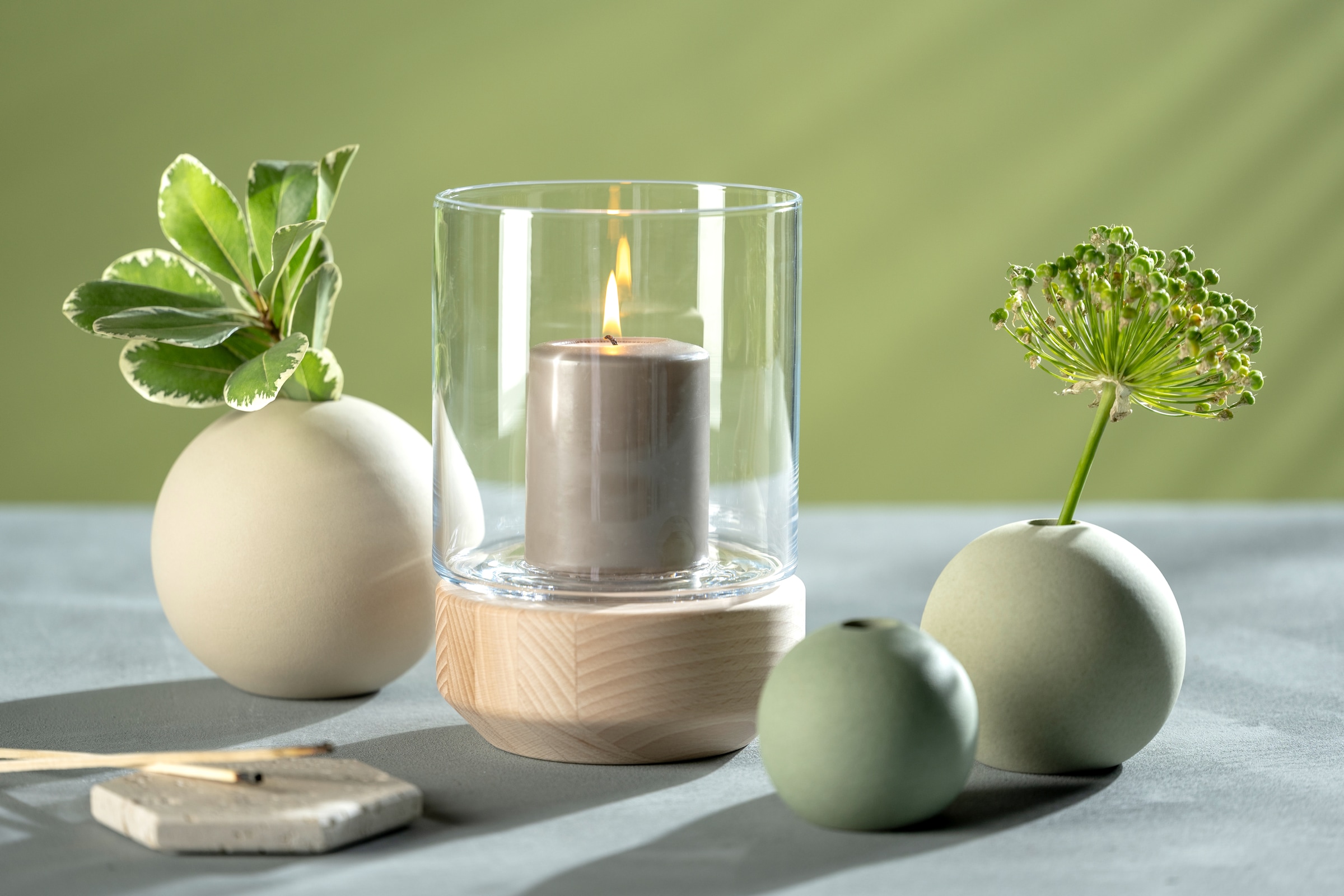 LEONARDO Dekovase »Keramikvase BOLLA«, (Set, 4 St.)