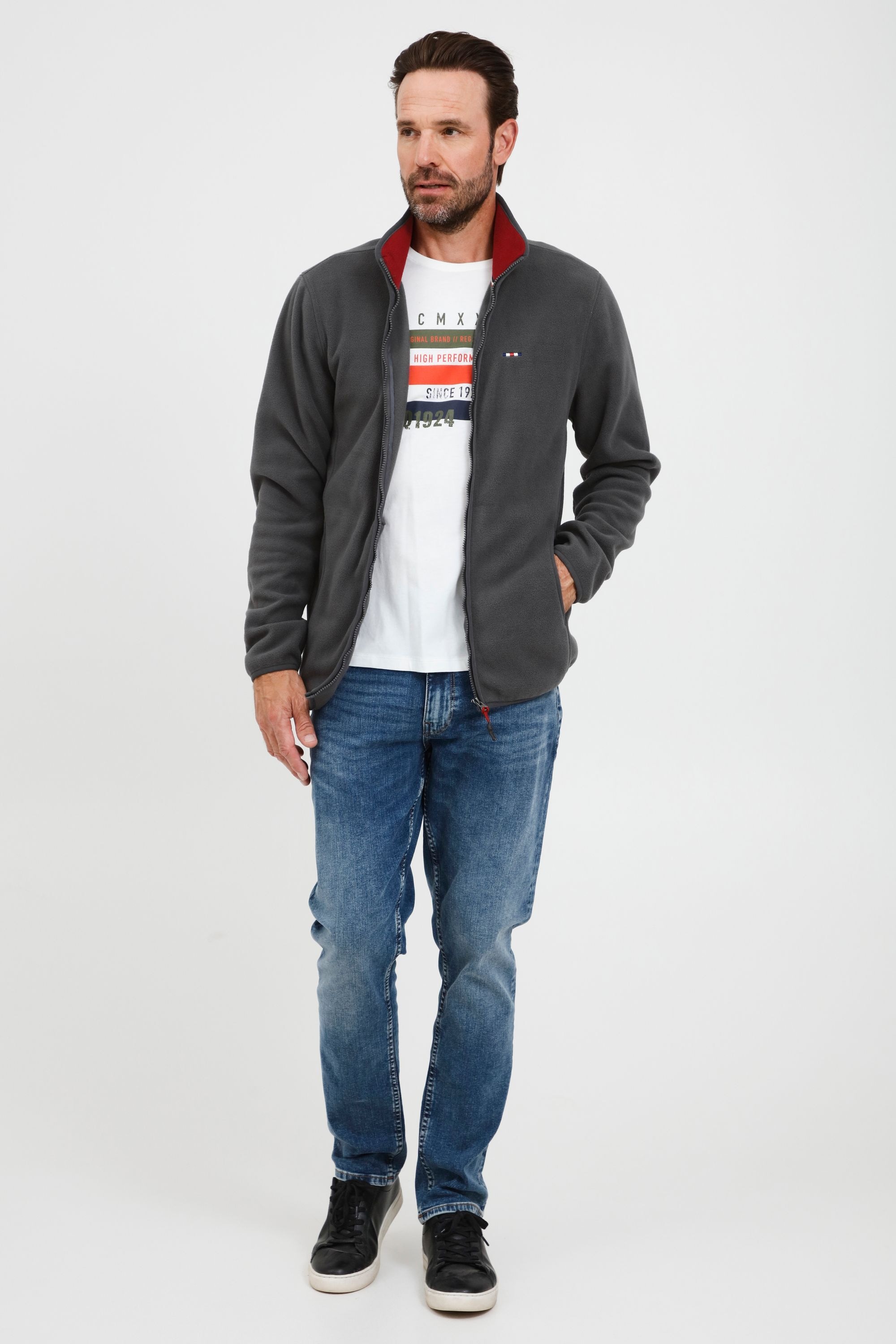 FQ1924 Fleecejacke »Fleecejacke FQBror«, ohne Kapuze