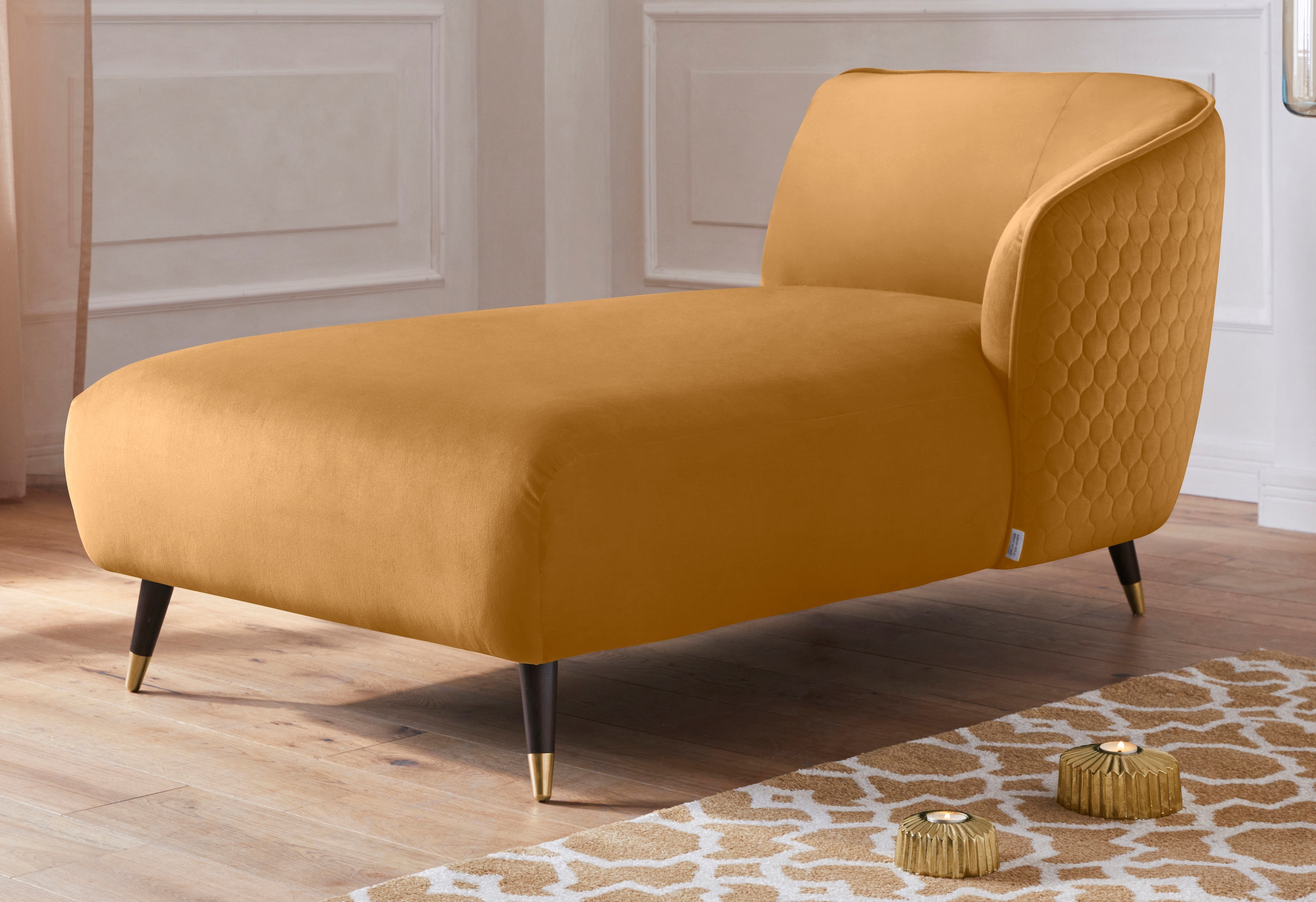 Home affaire Recamiere »Oradea« mit eleganter Steppung auf Rückseite der Rückenlehne