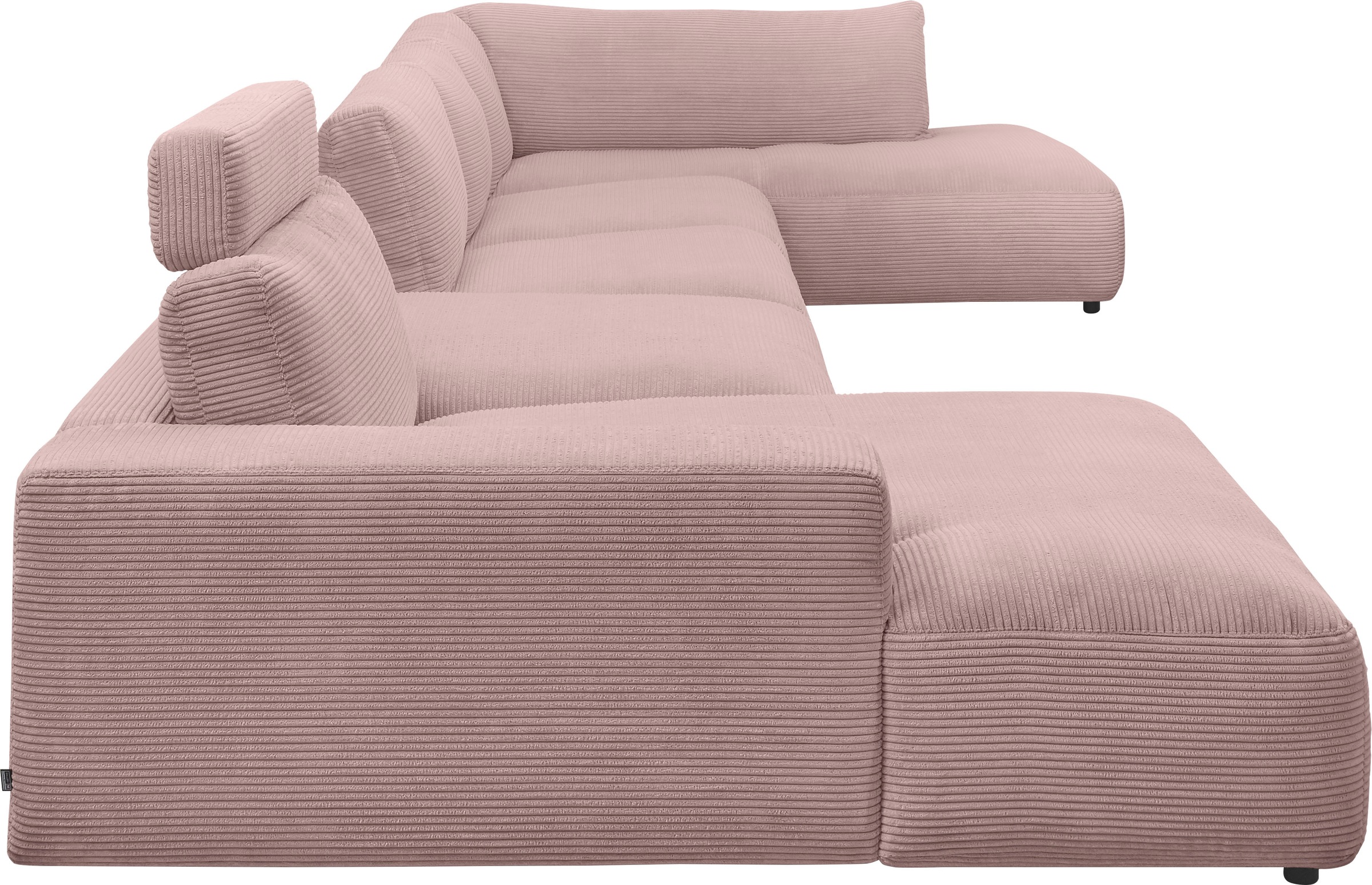 Musterring Wohnlandschaft »Lucia U-Form«, Cord-Bezug, inklusive Kopfstütze, Gesamtbreite 524 cm