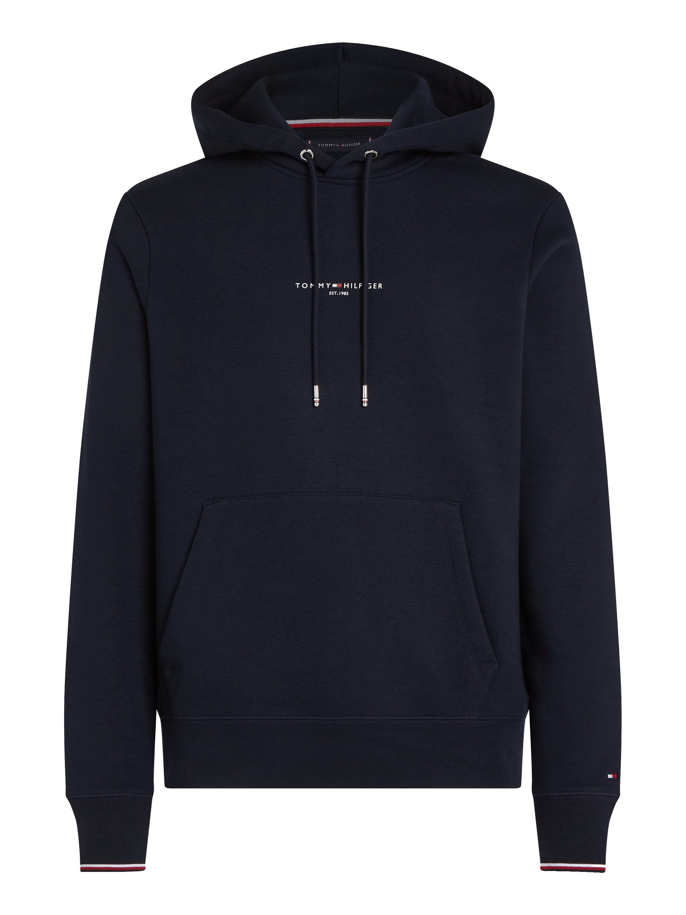 Tommy Hilfiger Hoodie »TOMMY LOGO TIPPED HOODY«, Tommy-Tape innen am Ausschnitt, Flag-Stickerei am Ärmel