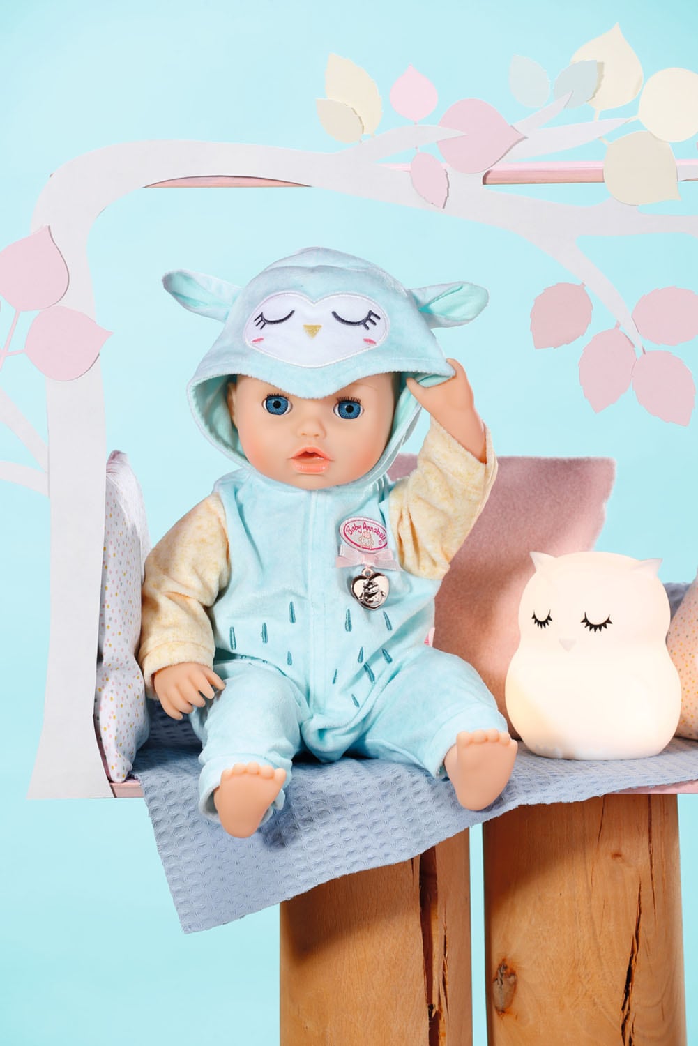 Baby Annabell Puppenkleidung »Kuschelanzug Eule, 43 cm«
