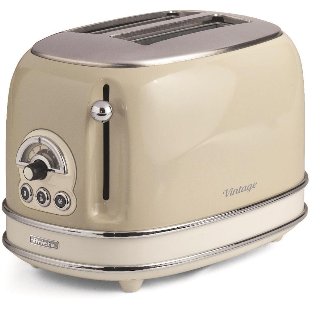 Ariete Toaster »Vintage«, 2 kurze Schlitze, für 2 Scheiben, 815 W