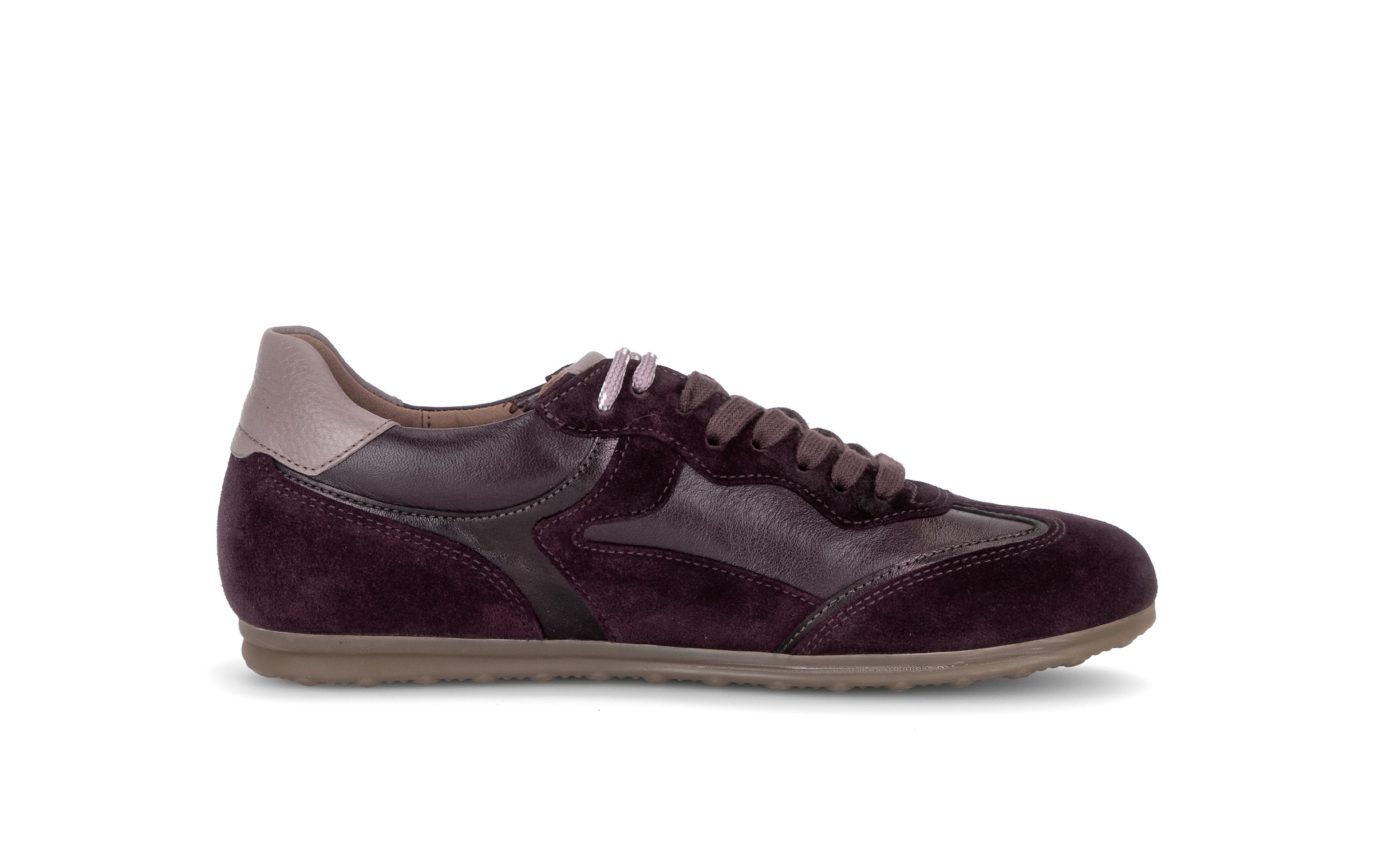 Gabor Sneaker  Schnürschuh, Halbschuh mit modischen Kontrastbesätzen, G-Weite