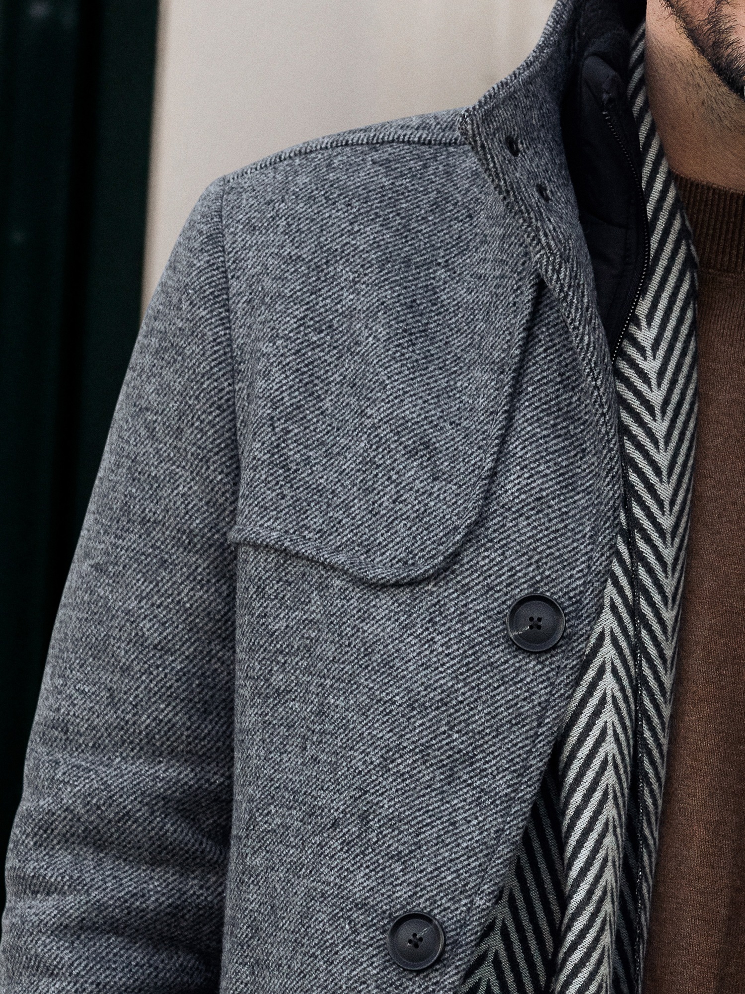 LERROS Wollmantel »LERROS Herren-Wollmantel mit herausnehmbaren Westeneinsatz«