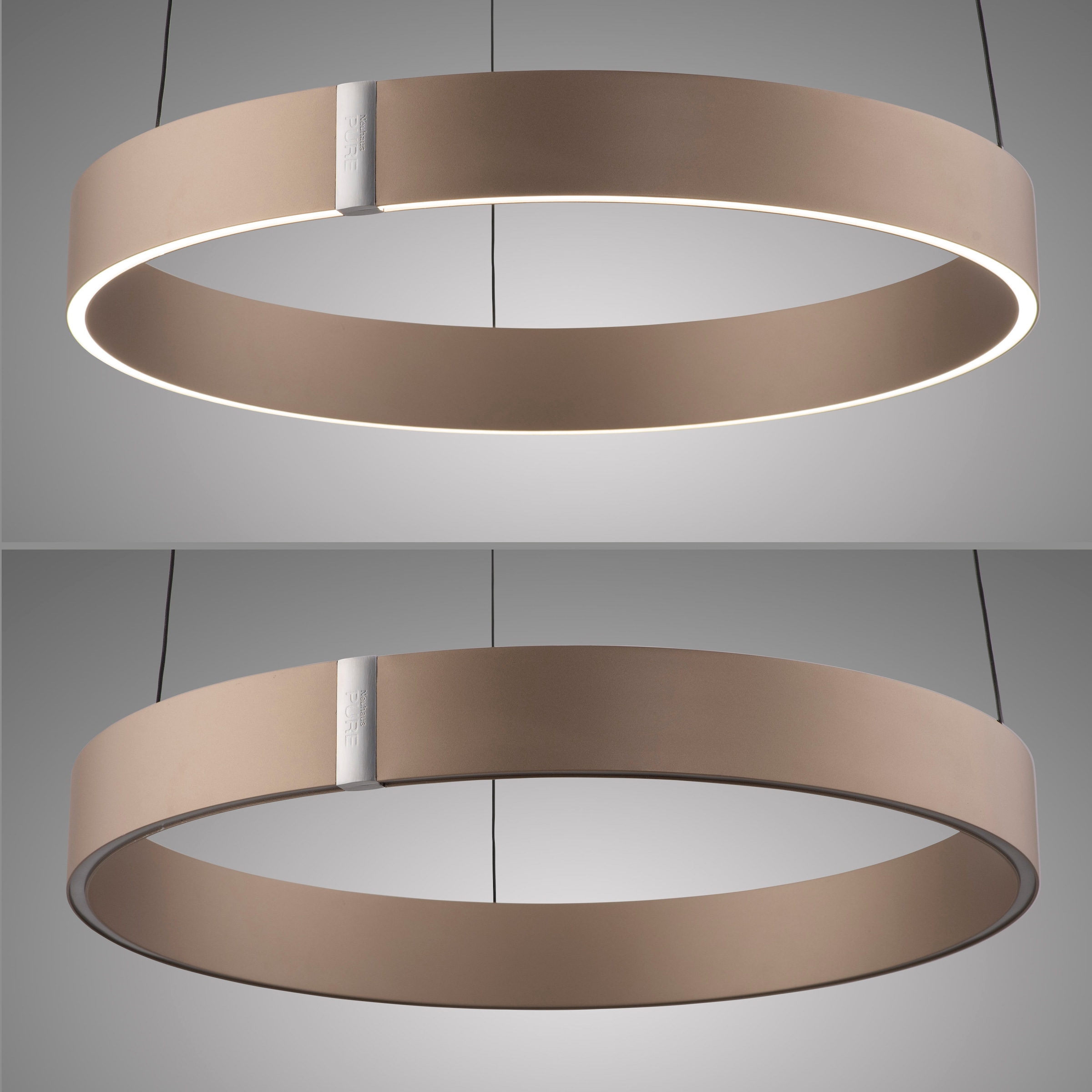 Neuhaus PURE LED Pendelleuchte »PURE E-Clipse« LED-Board 1 Stk. warmweiß - kaltweiß e-LIFT®-Funktion, CCT, dimmbar über Fernbedíenung