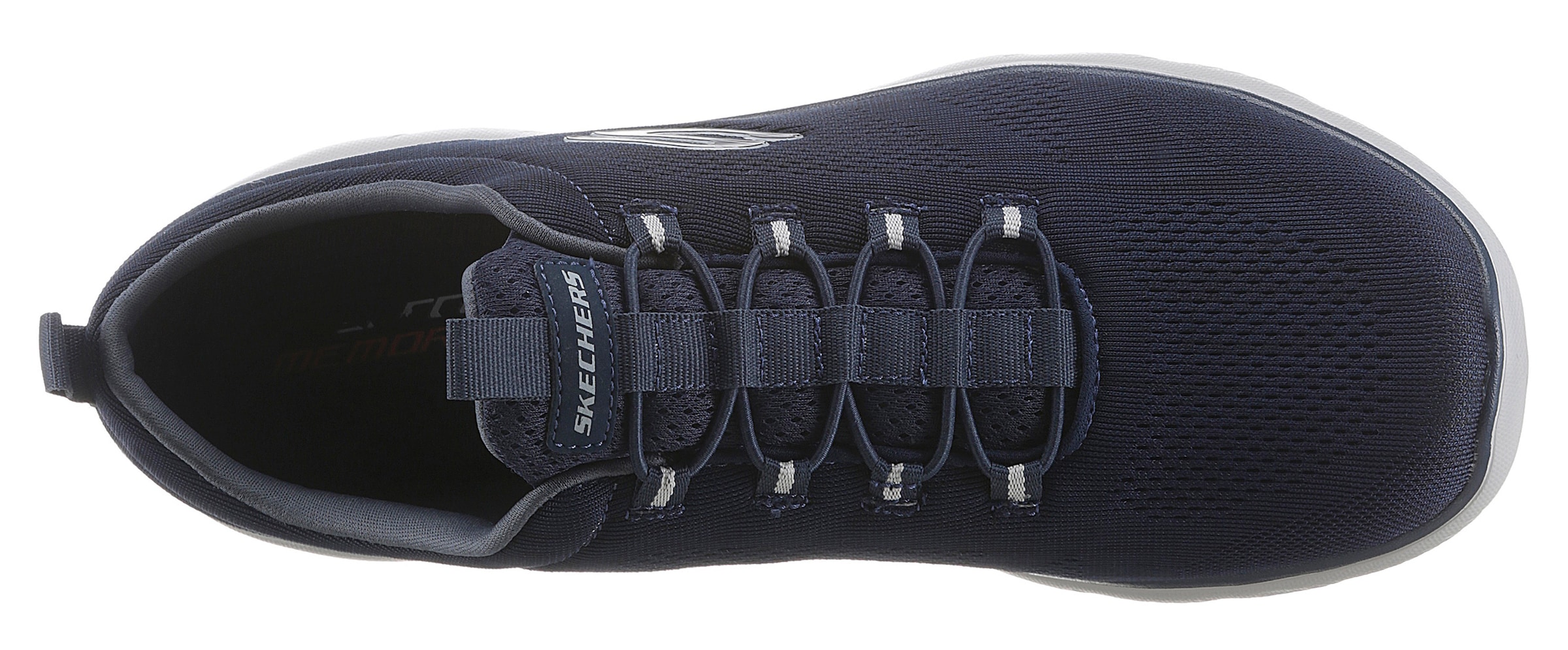 Skechers Slip-On Sneaker »SUMMITS«, Freizeitschuh, Slipper, Komfortschuh mit Gummizug zum Schlupfen