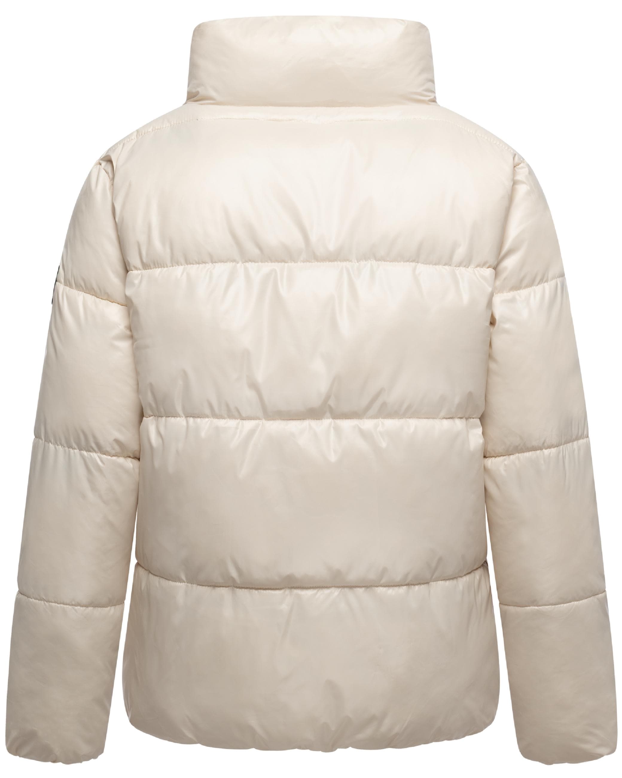 Navahoo Kurzjacke »Kurzjacke Eispracht 14« ohne Kapuze Kurze gesteppte Damen Winterjacke
